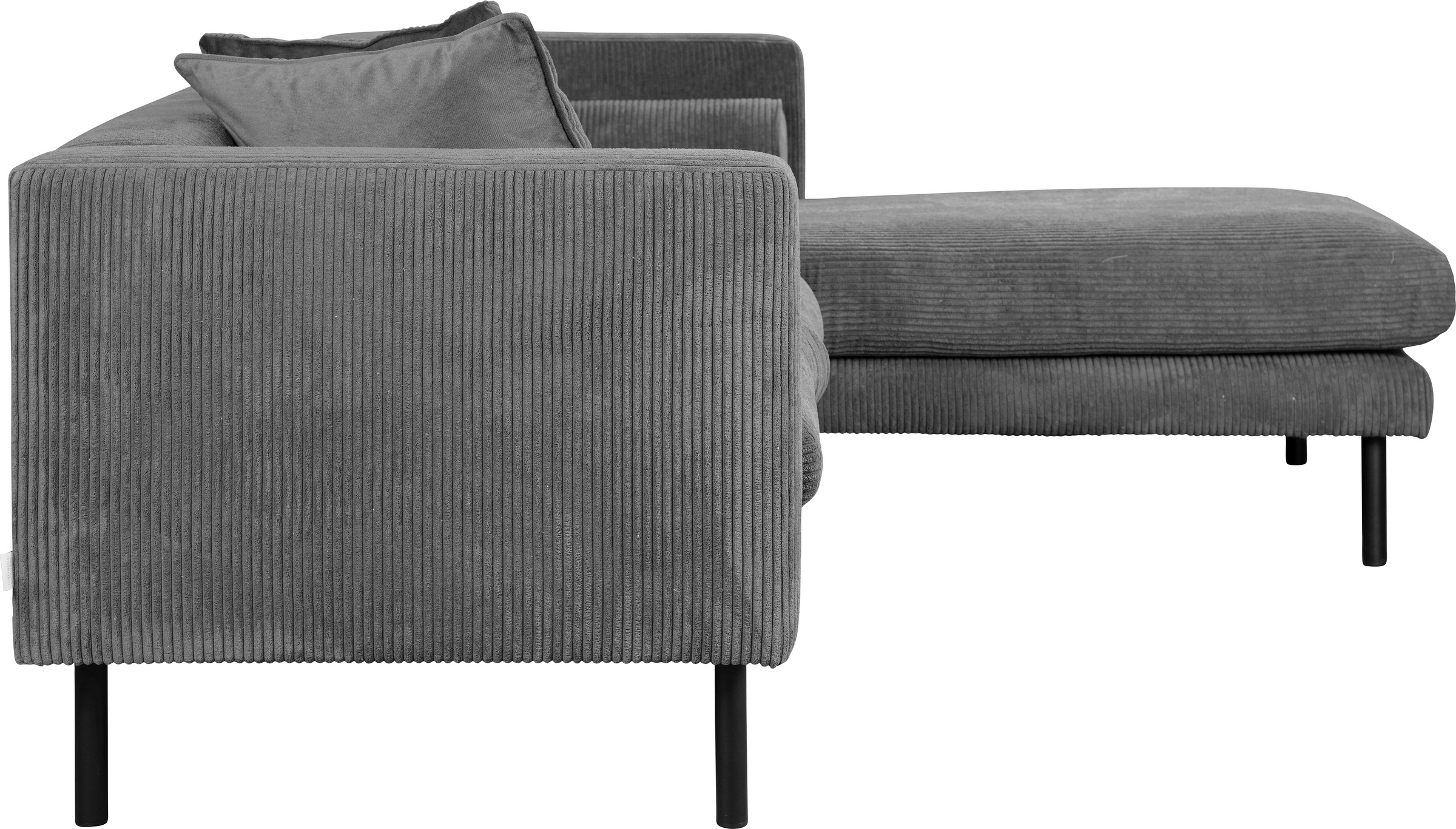 Guido Maria Kretschmer Home&Living Kampinė sofa »Lillibeth L-Form Designsofa Maße B/T/H: 240/173/83 cm« Pagalvėlė sėdėjimui kaip pagalvėlė pagalvėlė in Samtoptik arba audinys