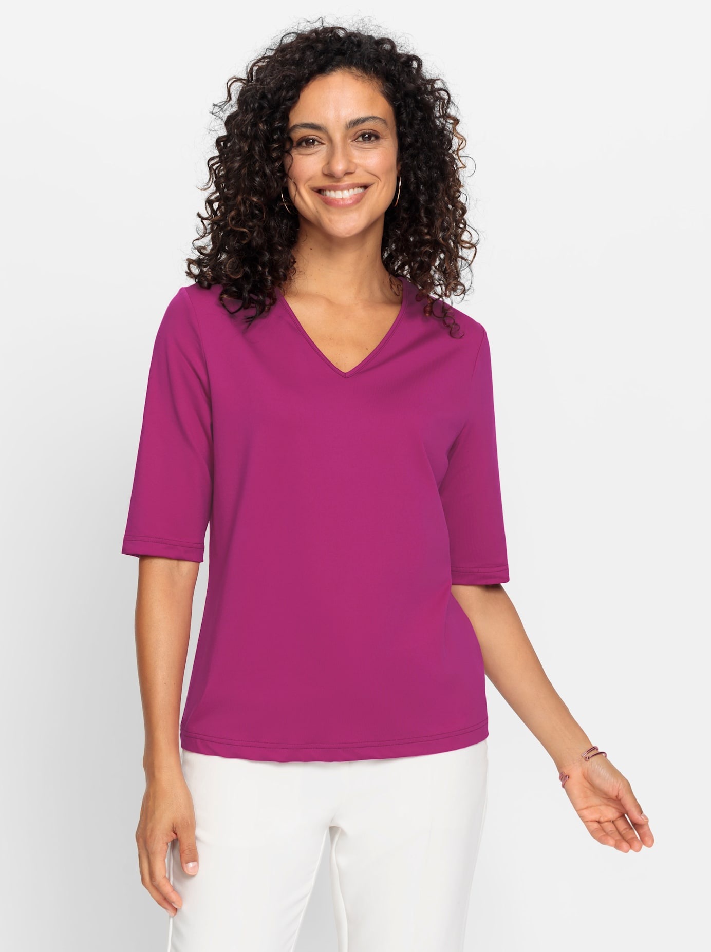 Casual Looks V-Shirt "Shirt" 1 Stk. tlg. günstig online kaufen