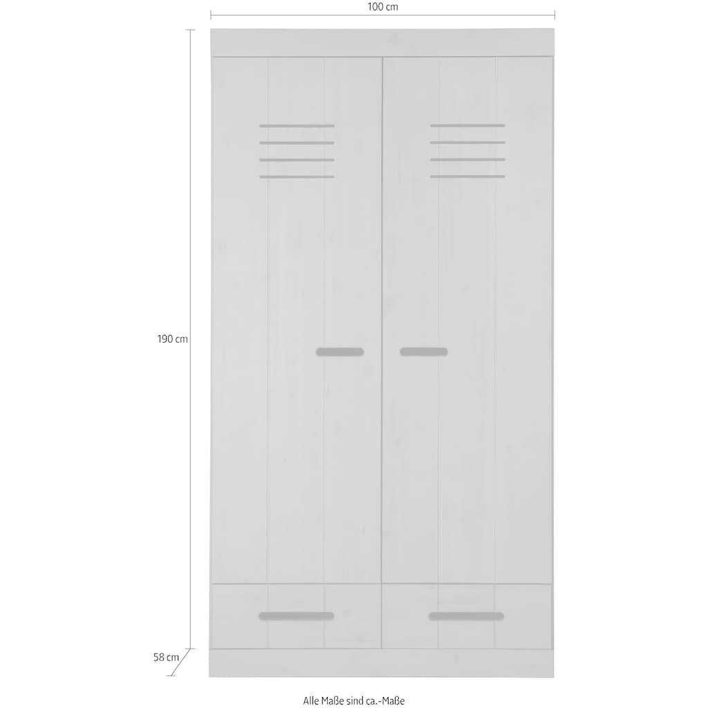 Lüttenhütt Kleiderschrank »Hoimar, Kinderkleiderschrank«