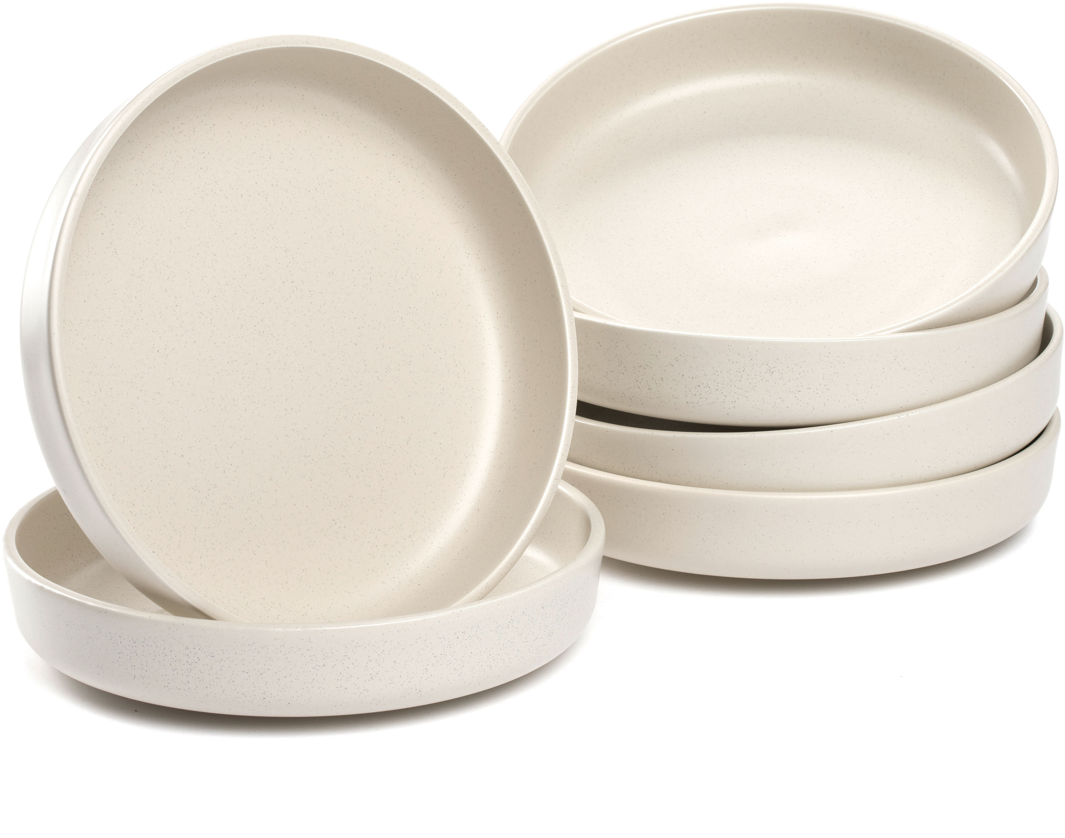 LEONARDO Teller-Set "Suppenteller ROMA, Keramikteller, ca. 20 cm, 6-teilig" Teller Set, Geschirr-Set, Service, spülmaschinengeeignet