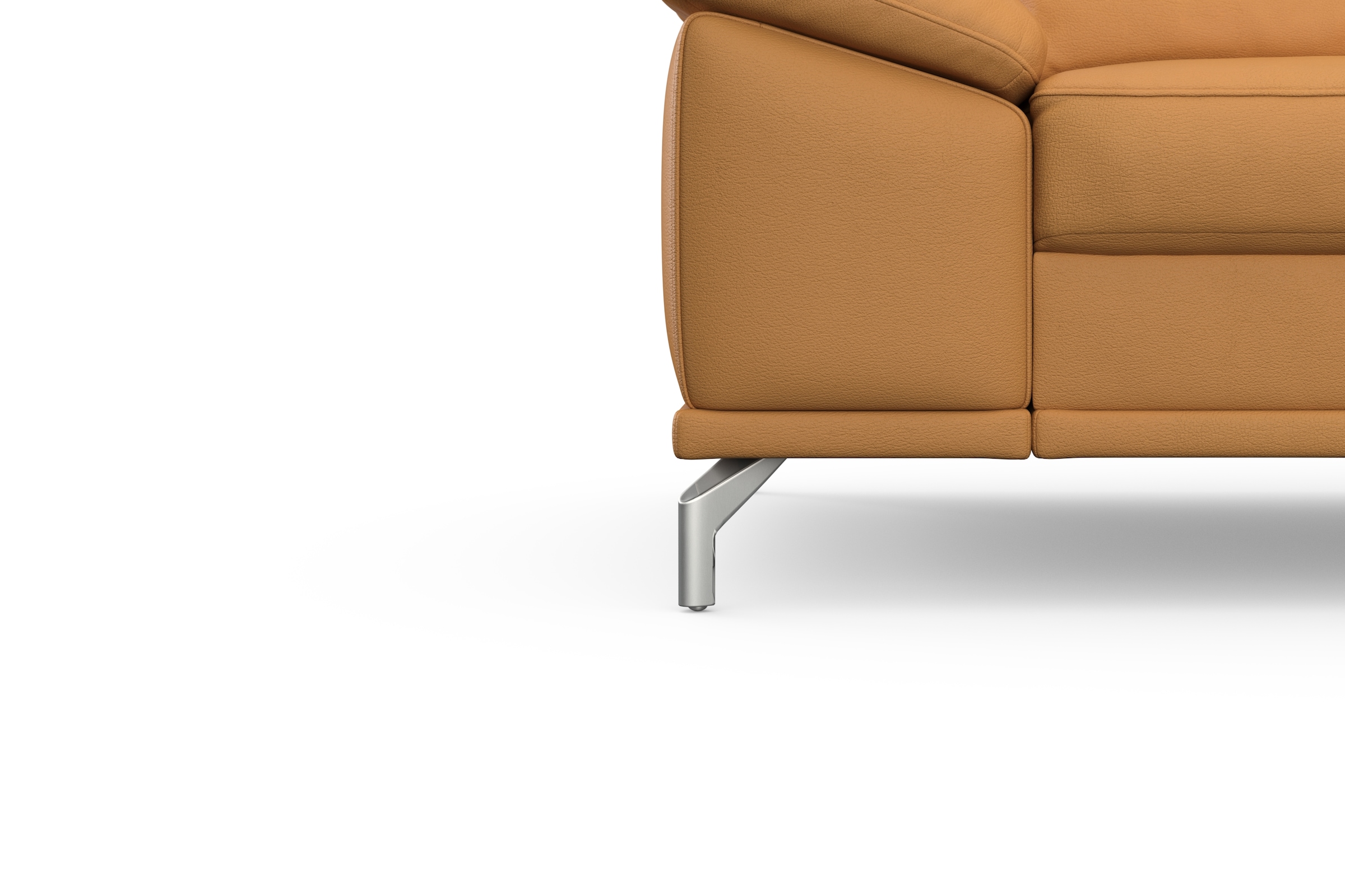 sit&more Ecksofa »Cabrio L-Form«, mit Sitztiefen- und Armteilverstellung sowie Federkern, 2 Nierenkissen