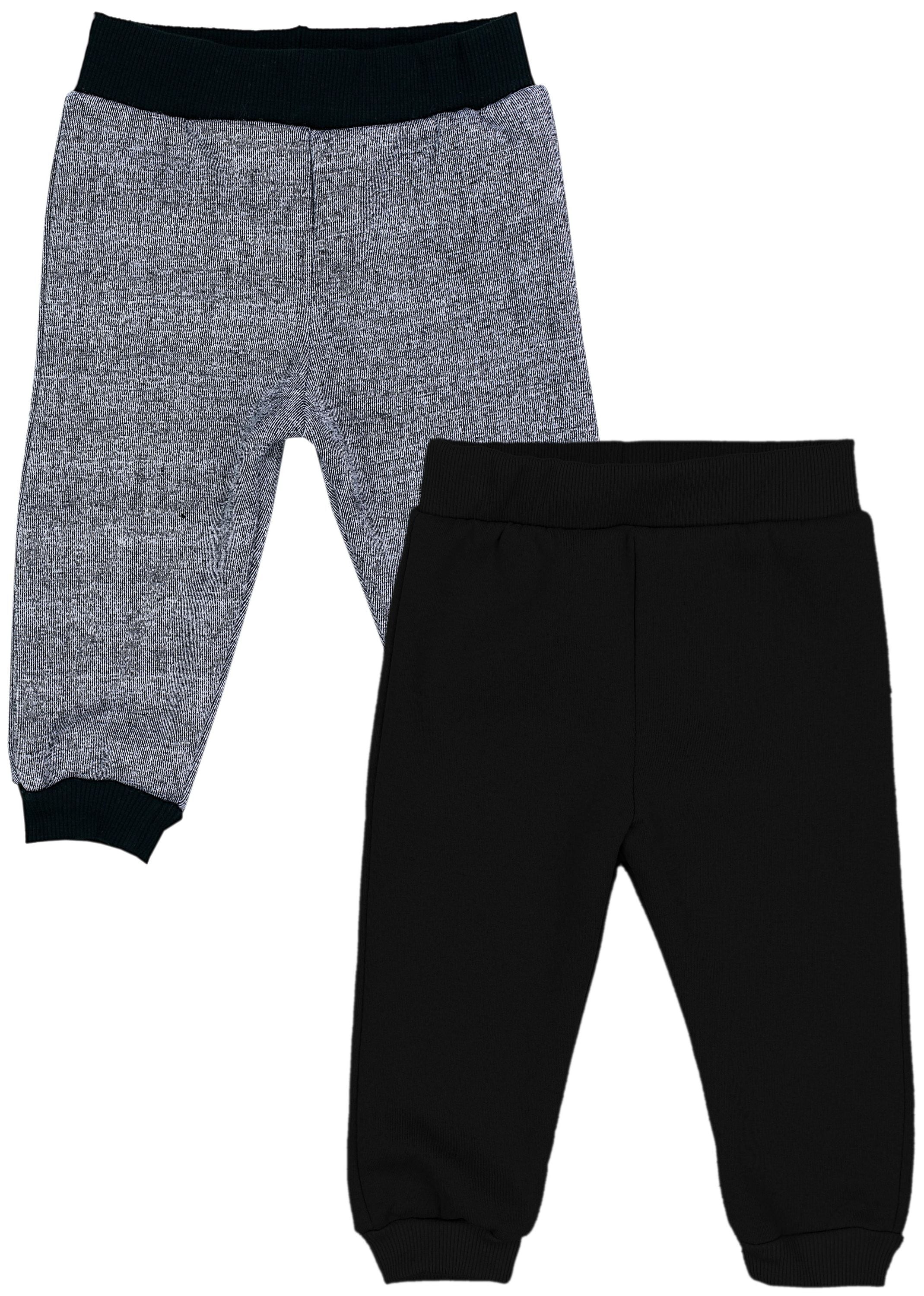 TupTam Pumphose "Hose Baby Jungen Hosen Fleece Angeraut Winter 2er Pack"
