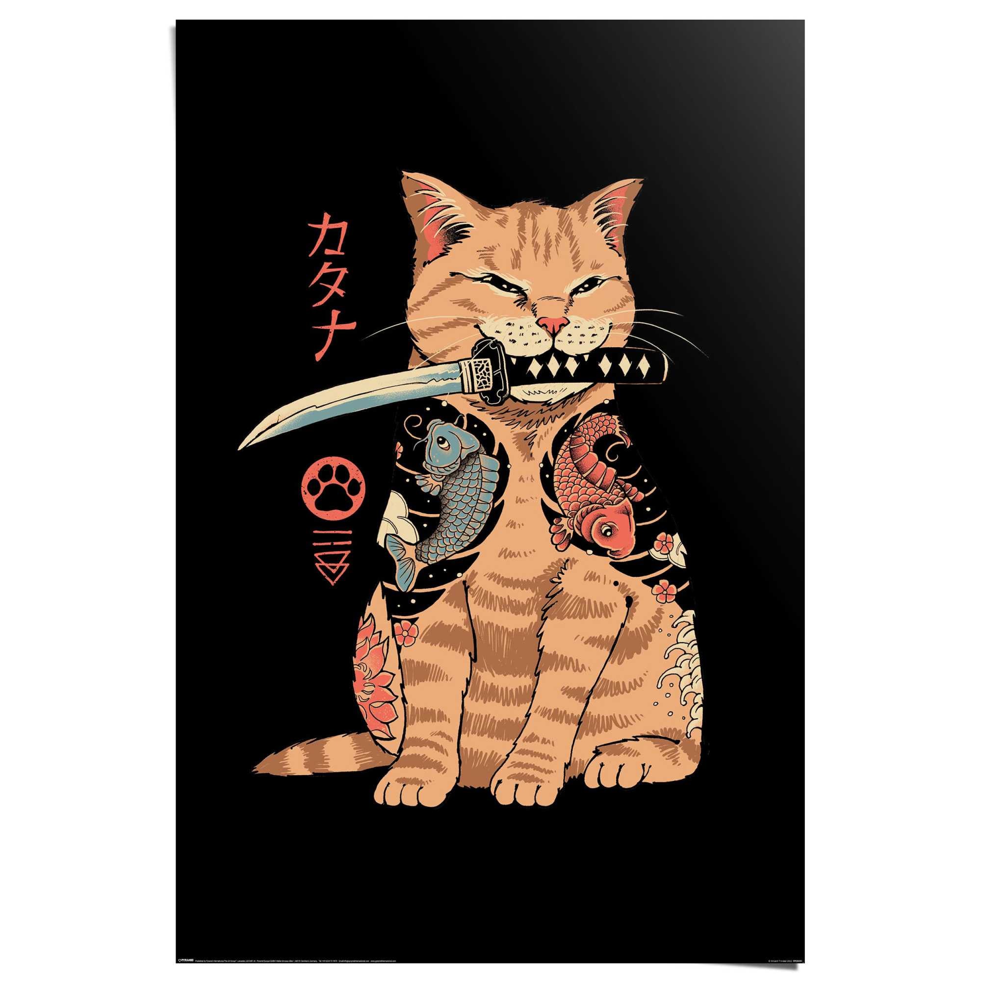 Reinders Poster "Vincent Trinidad - catana", Hobbyraum - Schwarz - 150 gr. günstig online kaufen