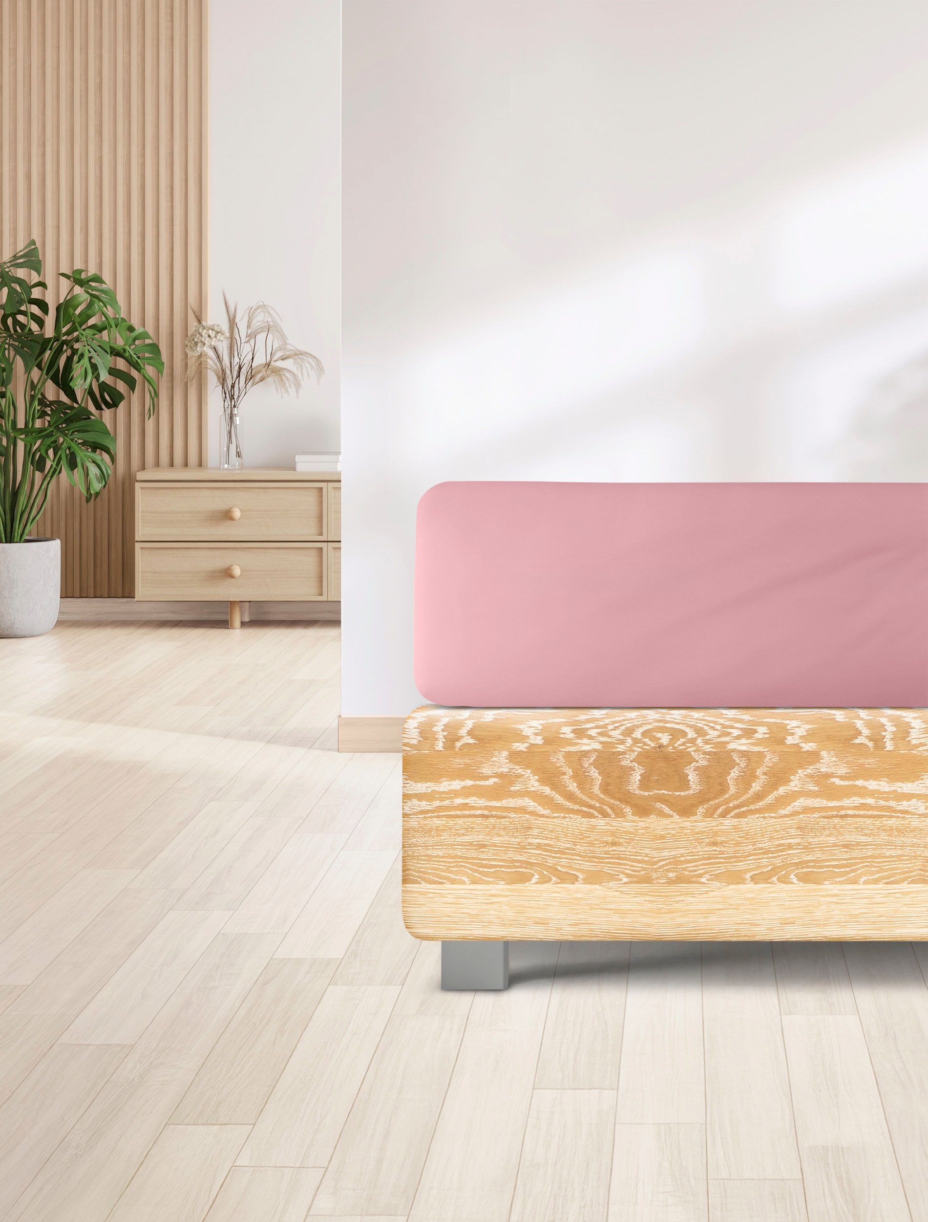 Thumbnail - Irisette Spannbettlaken "Jupiter 8" aus Baumwolle, für Matratzen bis 25 cm Höhe, Bettlaken, Spannbetttuch