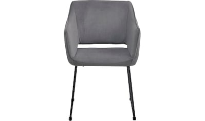 Schalenstuhl »T-VELVET ARMCHAIR«, (Set), 2 St., Samtstoff STC