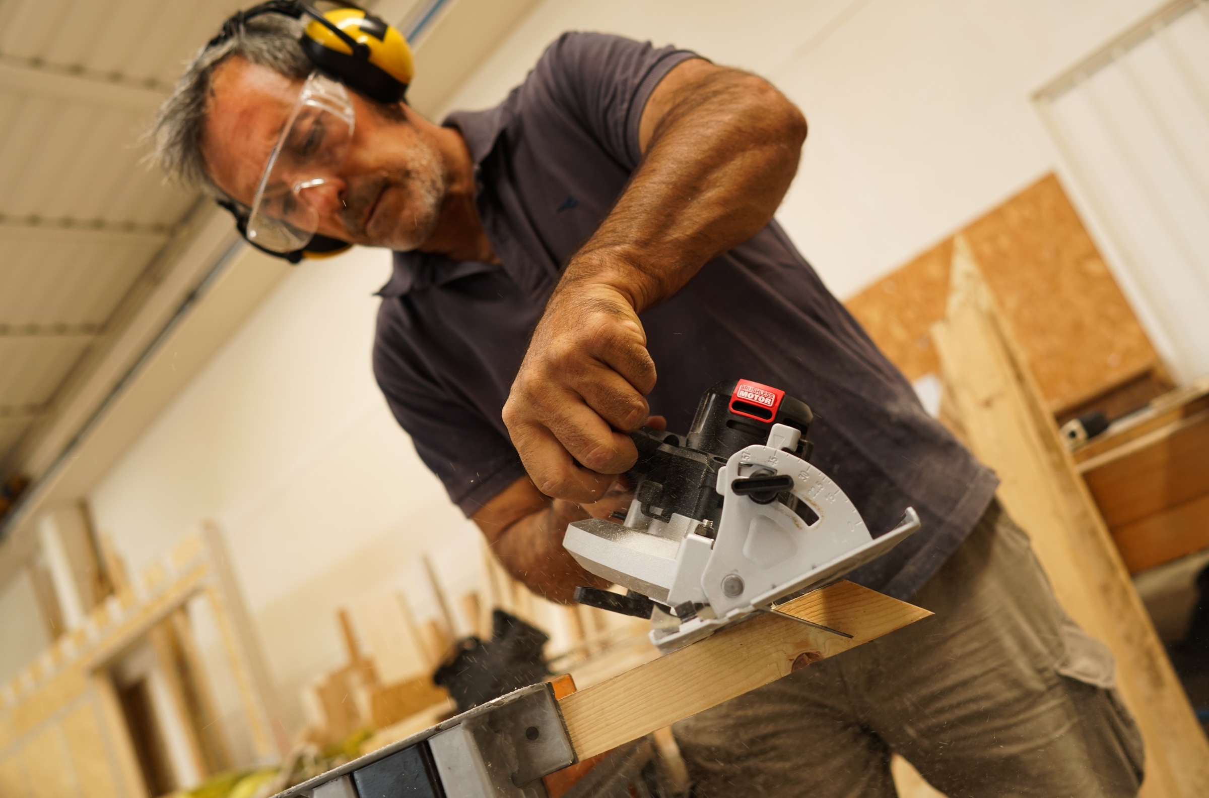 Worx Akku-Handkreissäge »WX520.9 NITRO«, 190 mm Sägeblatt, Brushless-Motor, ohne Akku & Schnellladegerät