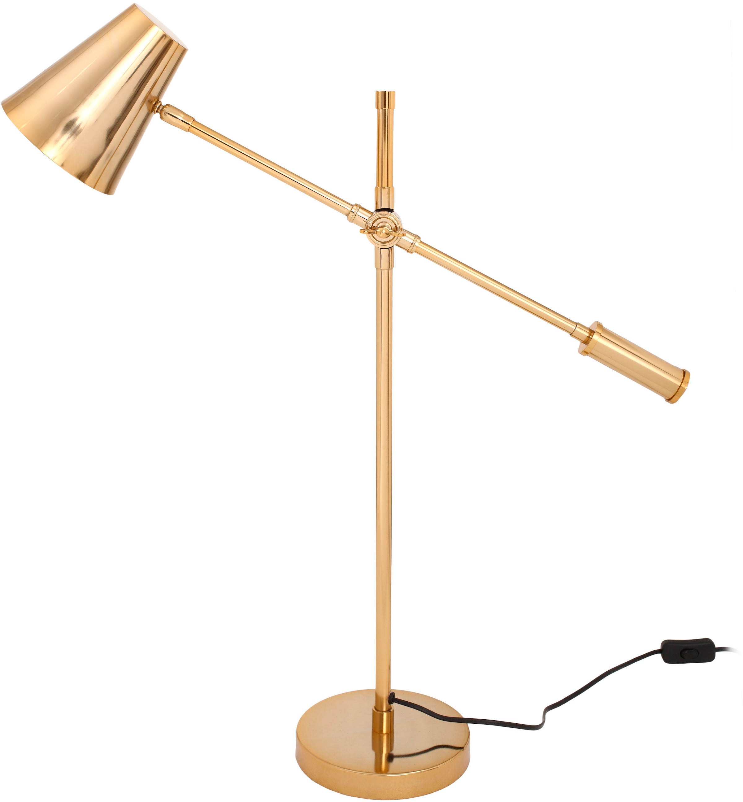 Kayoom Schreibtischlampe »Celeste 525«, für Leuchtmittel 1 x E27 | ohne Leuchtmittel, modern, hochwertig, justierbar