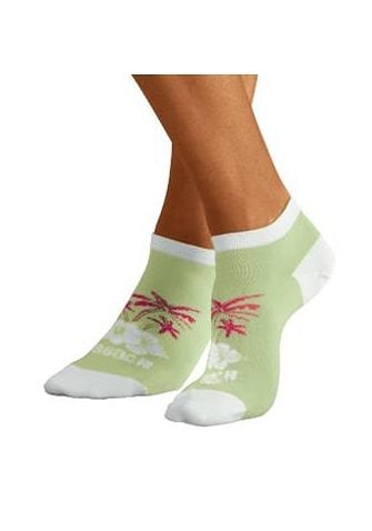 H.I.S Sneakersocken, (Packung, 5 Paar), im farbenfrohen Hawaii Design