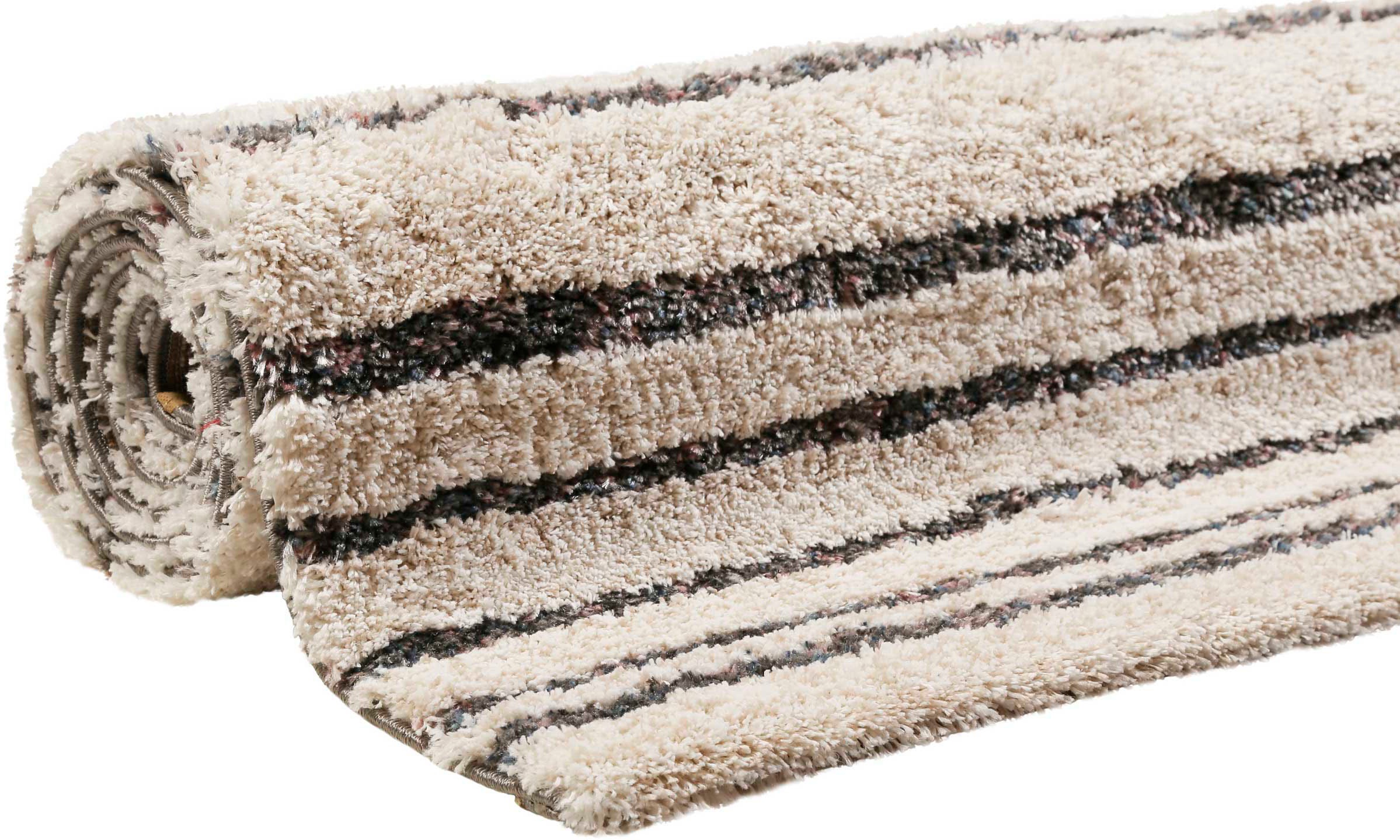 Esprit Gesa ESP-80334 Hochflor-Teppich Weiß/Creme 80x150 cm 3
