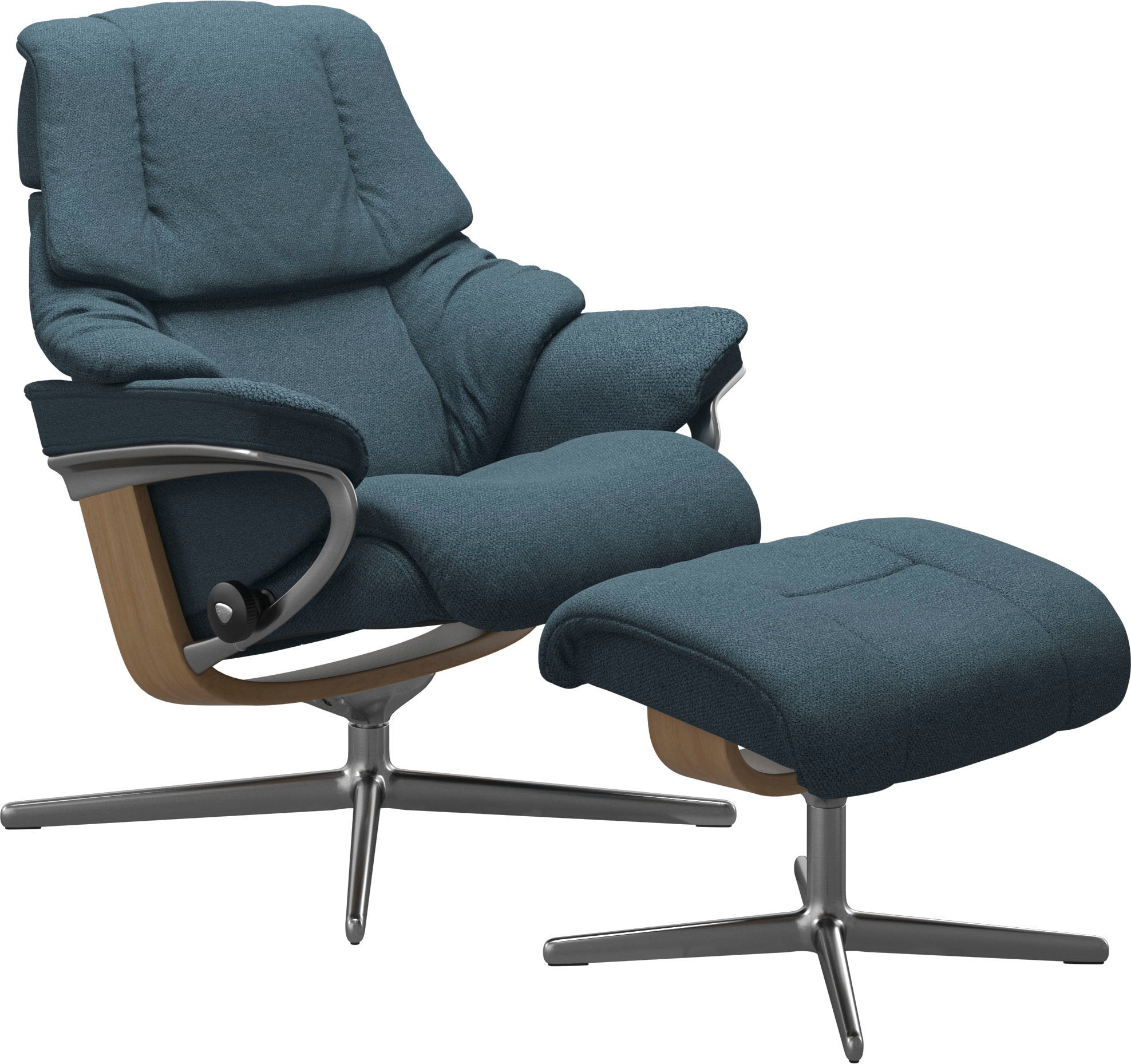 Stressless® Fußhocker »Reno«, mit Cross Base, Größe S, M & L, Holzakzent Eiche