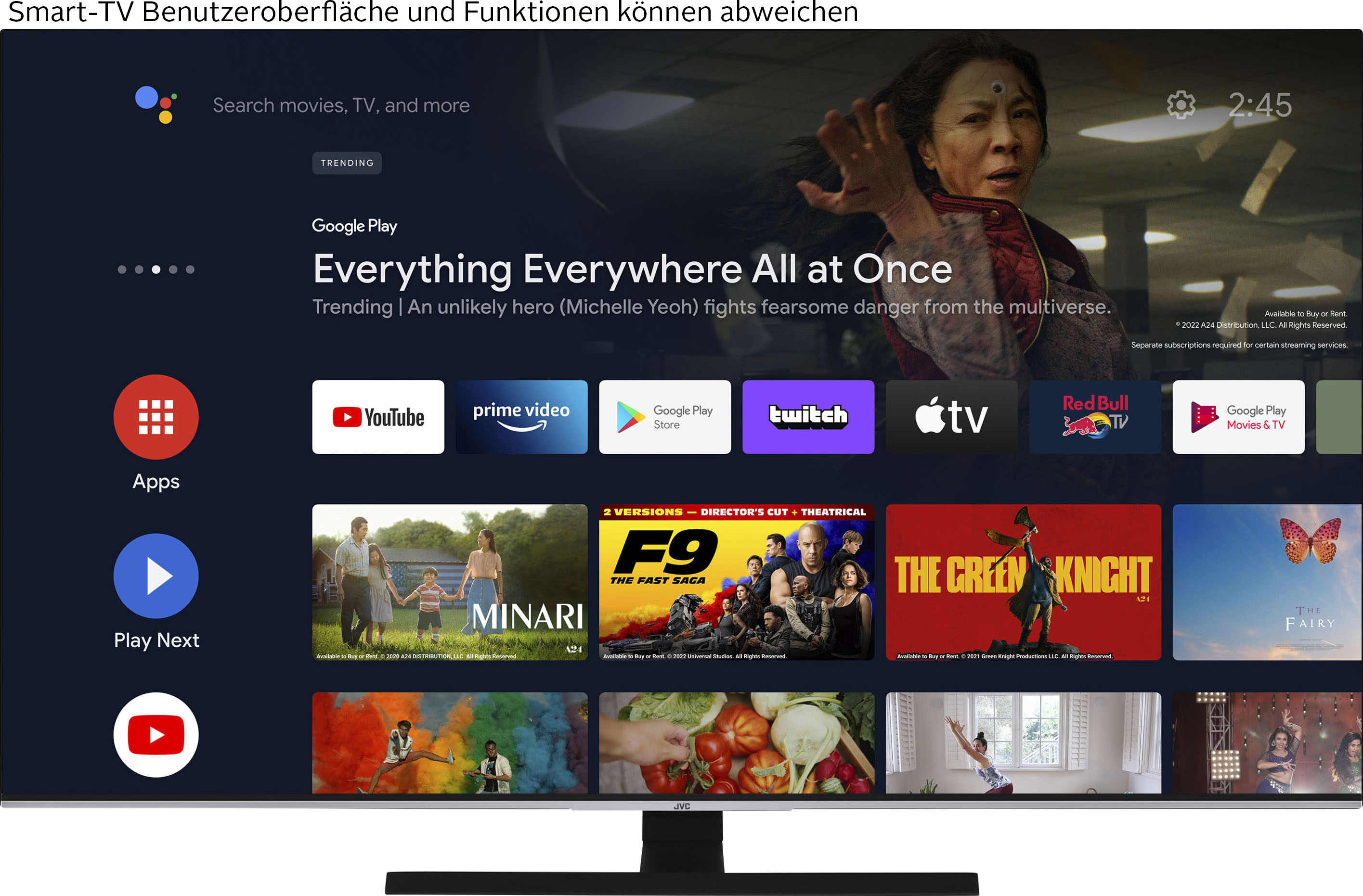 QLED-Fernseher »LT-65VAQ7255«, 164 cm/65 Zoll, 4K Ultra HD, Android TV-Smart-TV
