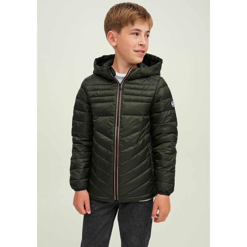 Jack & Jones Junior Steppjacke »JJEHERO PUFFER HOOD NOOS JNR«, mit Kapuze