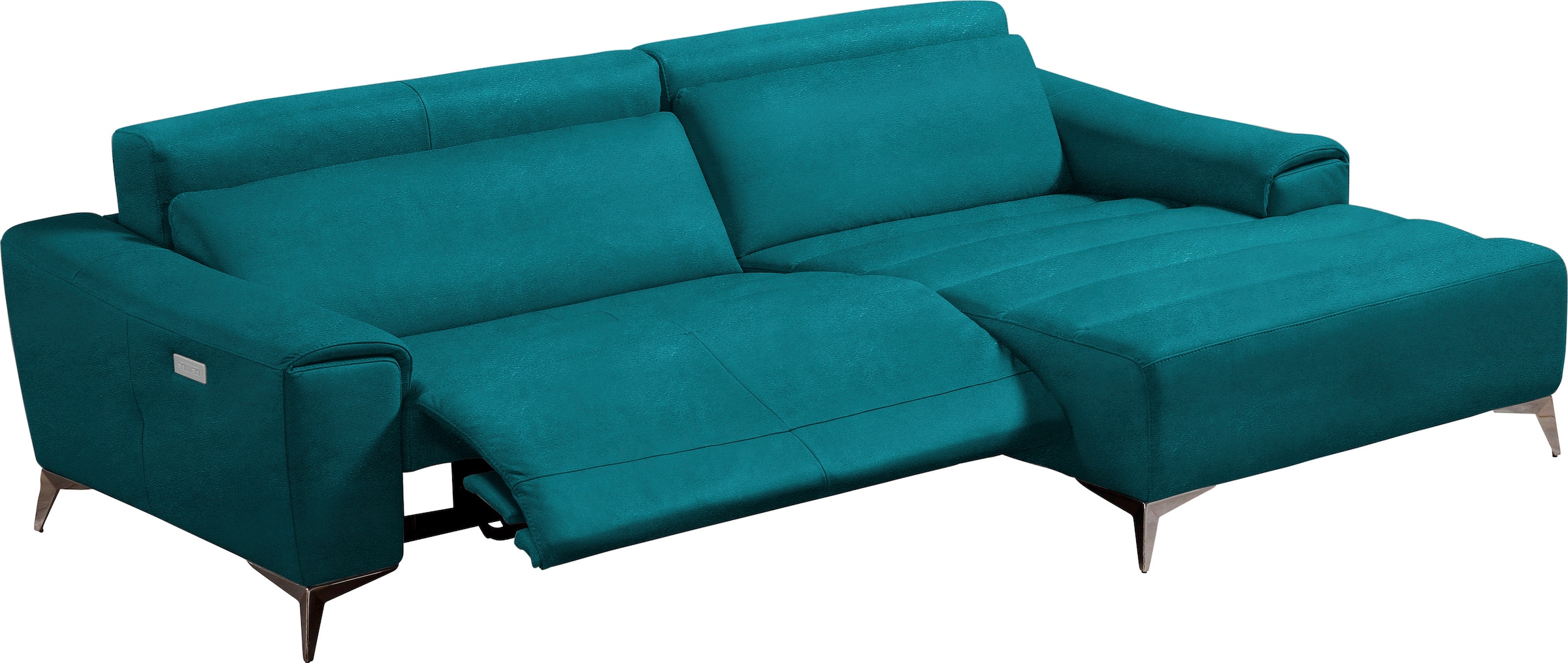 Egoitaliano Ecksofa »Suzette, Designsofa mit hohem Sitzkomfort«, mit Recamiere, inkl. 1...