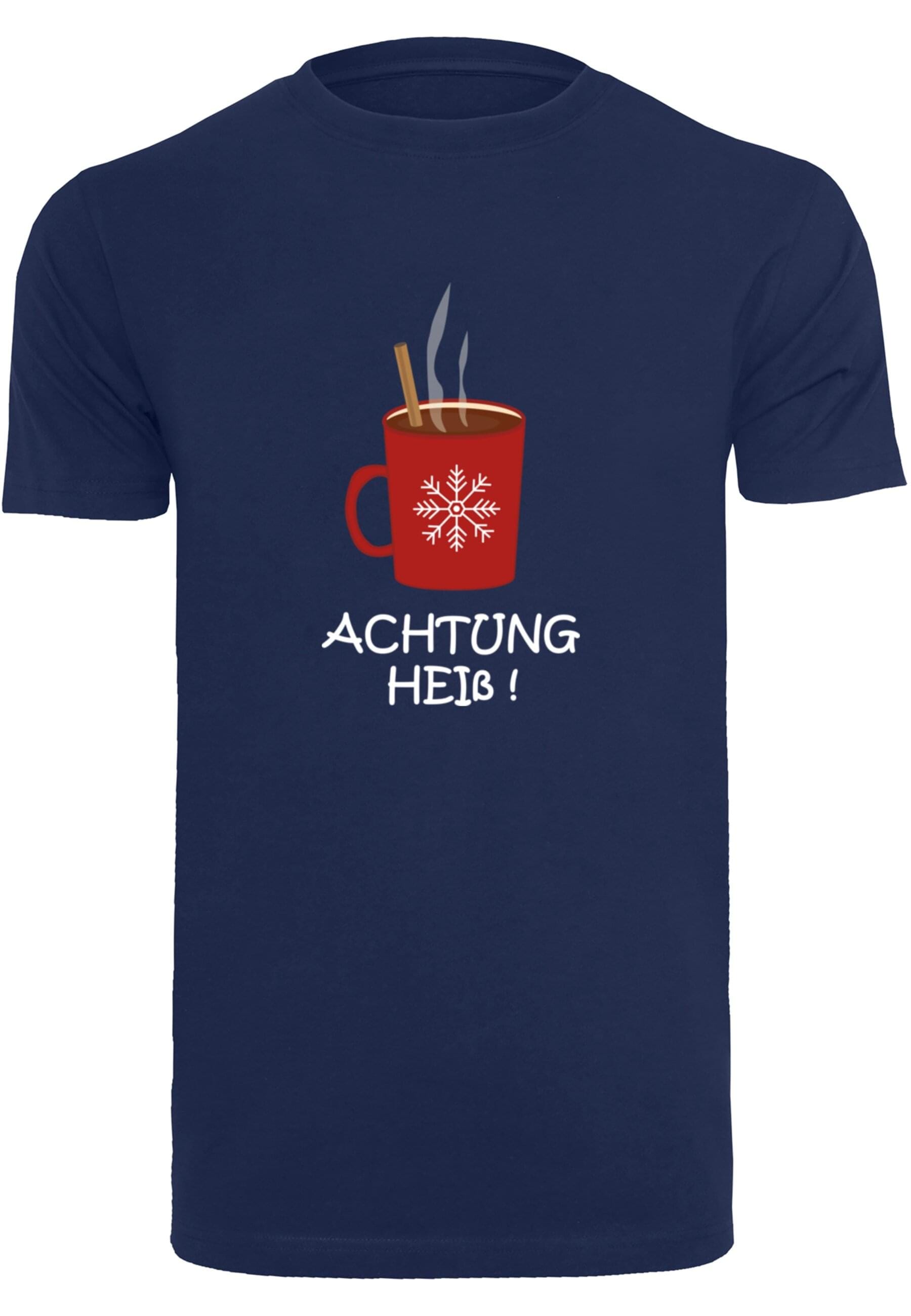 Merchcode T-Shirt "Merchcode Herren Achtung heiss T-Shirt Round Neck" günstig online kaufen