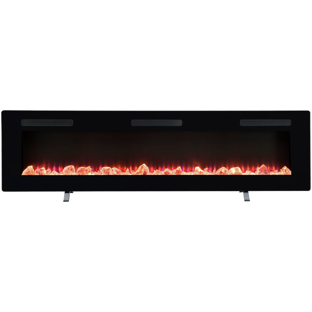 Dimplex Elektrokamin »Sierra 72"«, schwarz,mit Heizung, Fernbedienung, App, Optiflame® Flammeneffekt