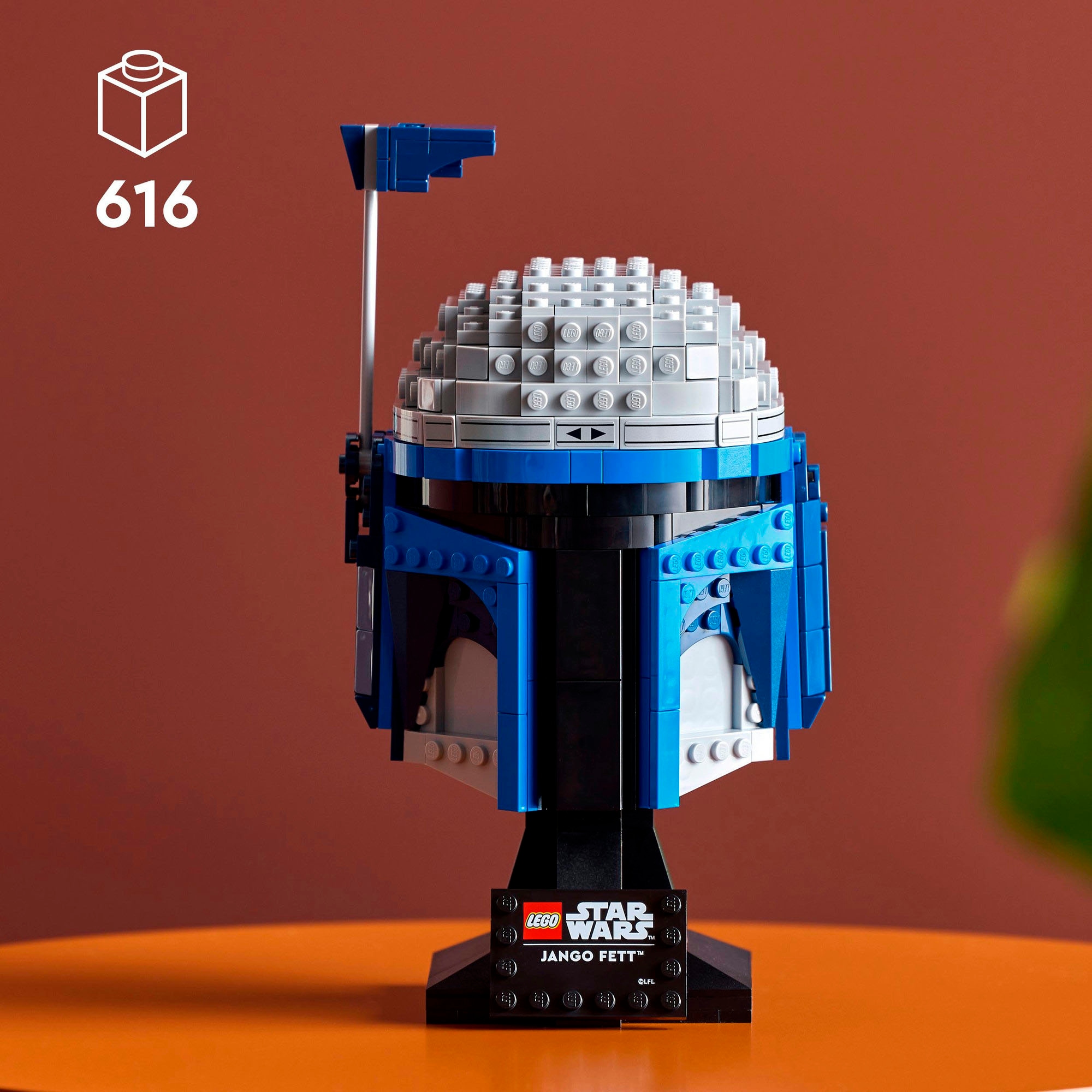 LEGO® Konstruktionsspielsteine »Jango Fett Helm (75408), LEGO Star Wars ™«, (616 St.), Made in Europe