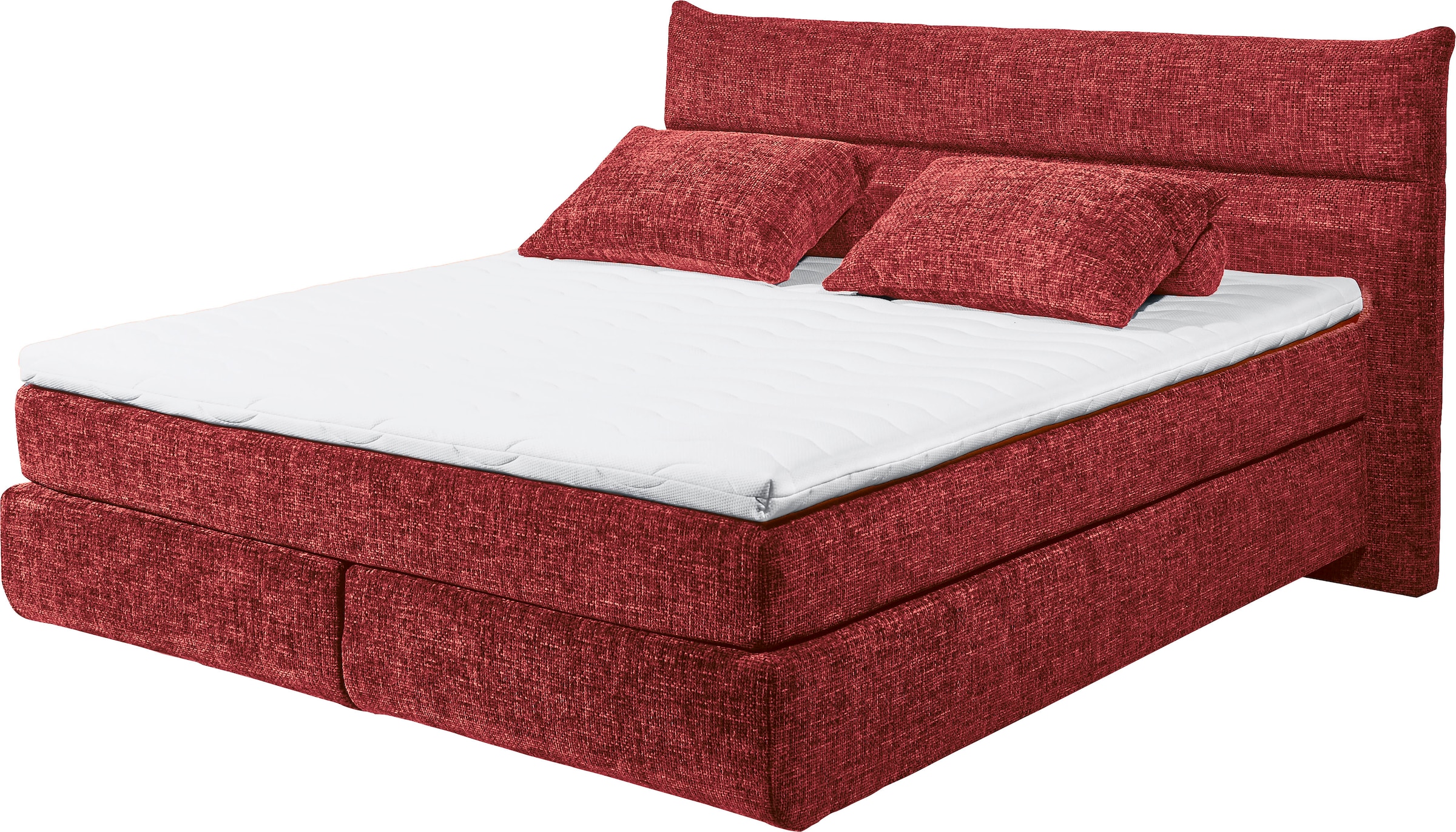 ED EXCITING DESIGN Boxspringbett »Zandvoort«, mit Wendematratze, 180x200cm