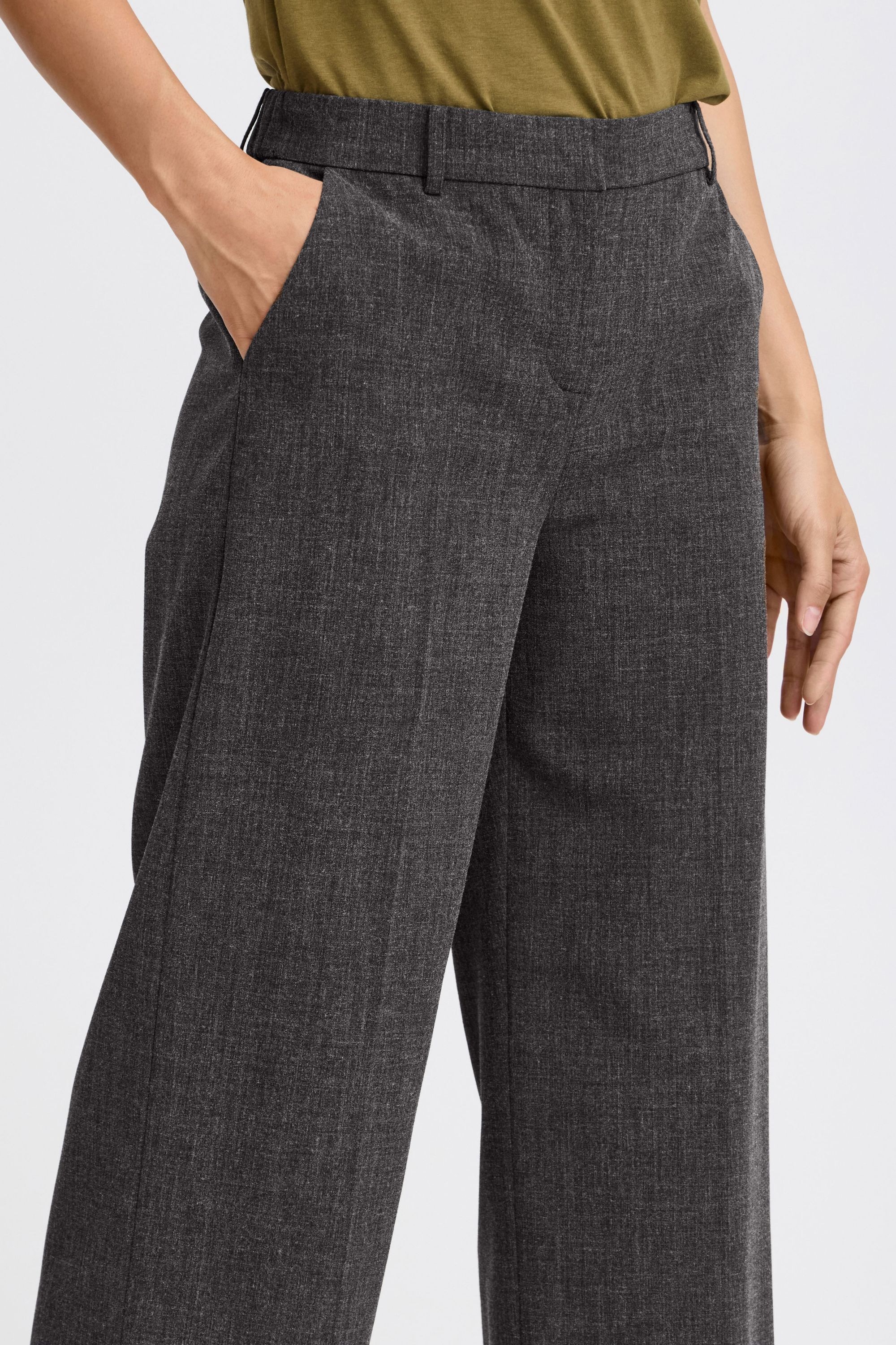 b.young Stoffhose »Stoffhose BYDANTA WIDE LEG PANTS 2 CROPPED«