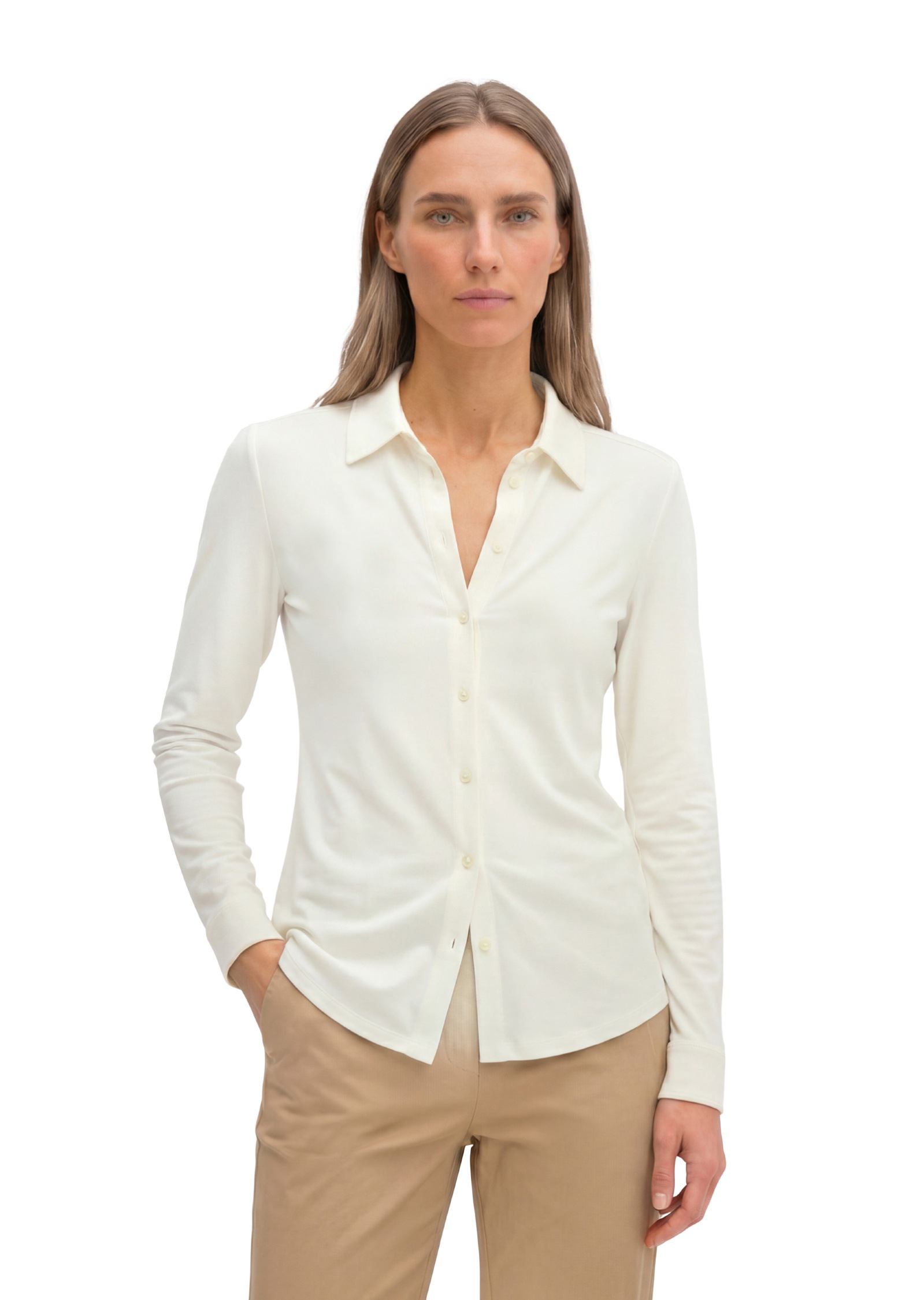 Marc OPolo Blusenshirt "aus LENZING™ ECOVERO™"
