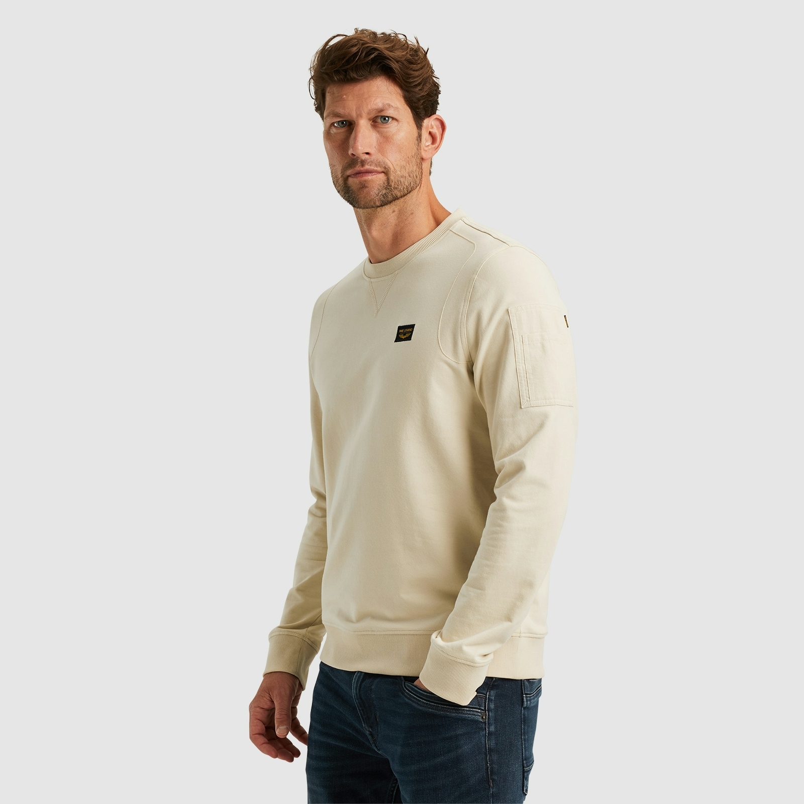PME LEGEND Sweatshirt, mit Logo Stickerei