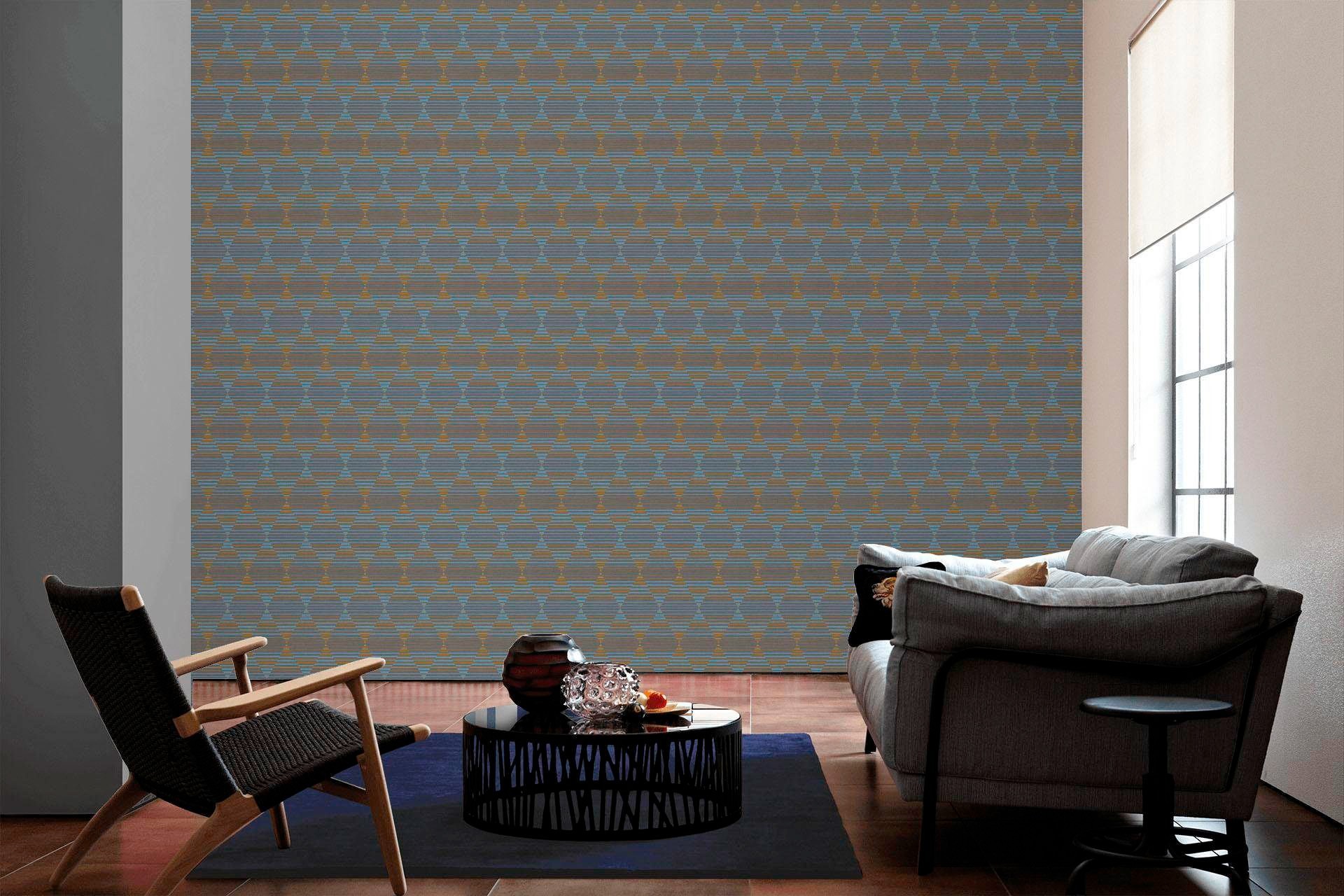 living walls Vliestapete »Linen Style«, geometrisch-grafisch online  bestellen | BAUR