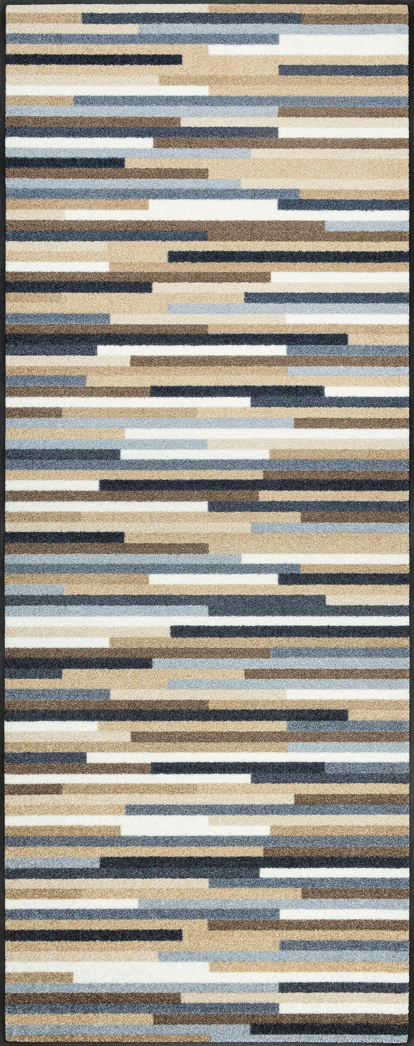 »Mikado Streifen waschbar by BAUR Kleen-Tex Läufer rutschhemmend, rechteckig, Stripes«, Schmutzfangläufer, modernes Design, wash+dry |