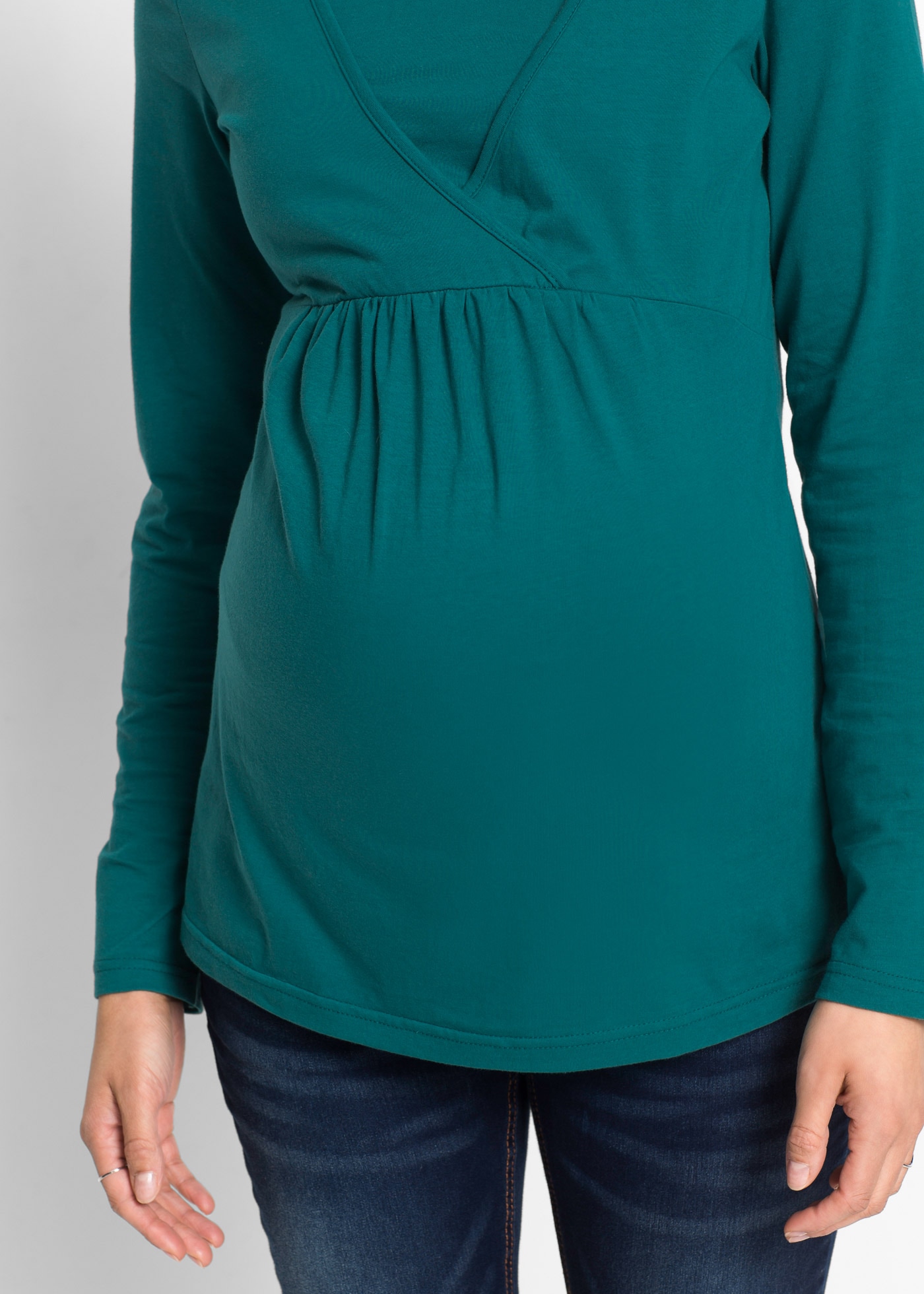 bonprix Stillshirt , 2-in-1 Umstands- und Stillshirt
