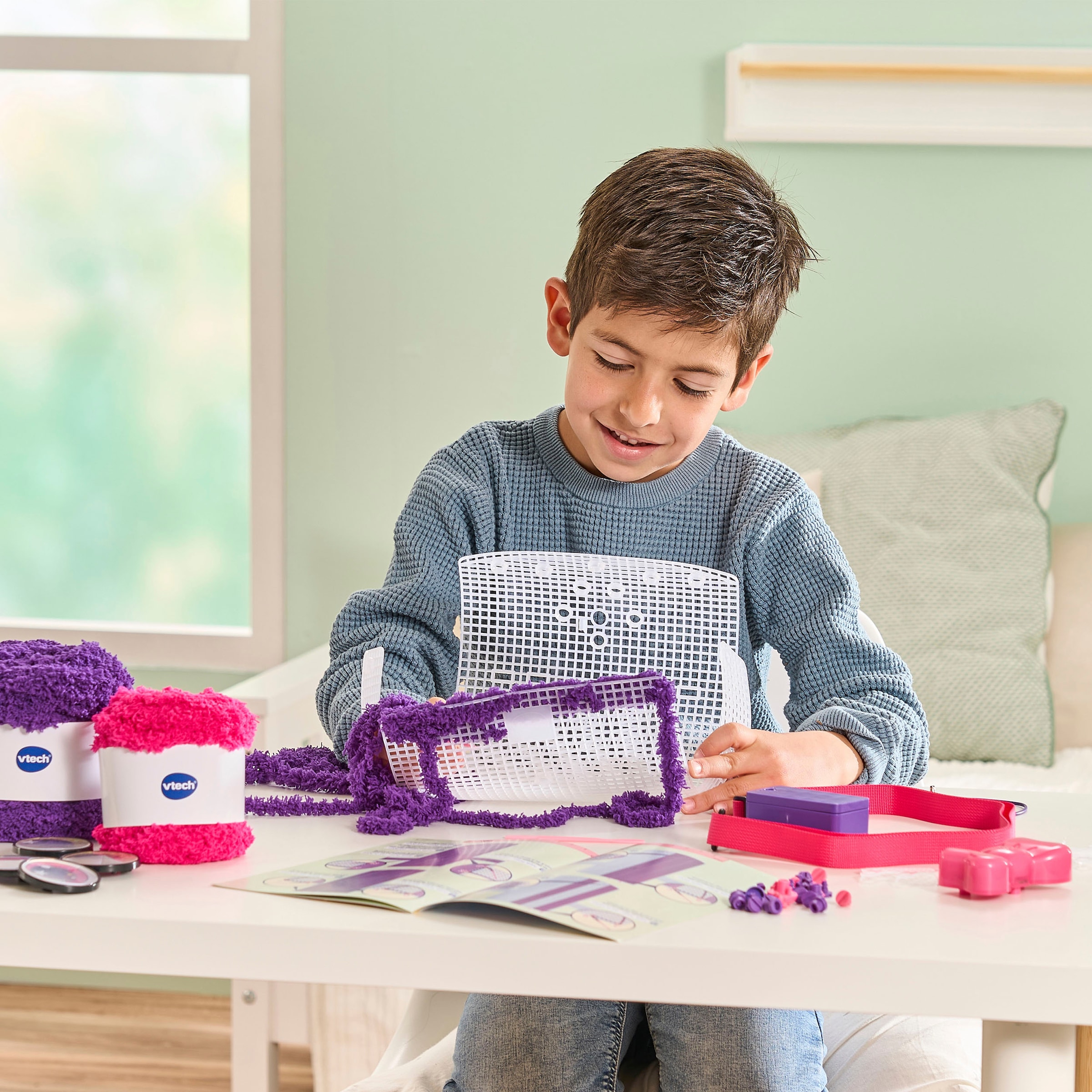 Vtech® Kreativset »Kid'Couture - Zauberhafte Katzen-Handtasche«, mit Licht- und Soundeffekt
