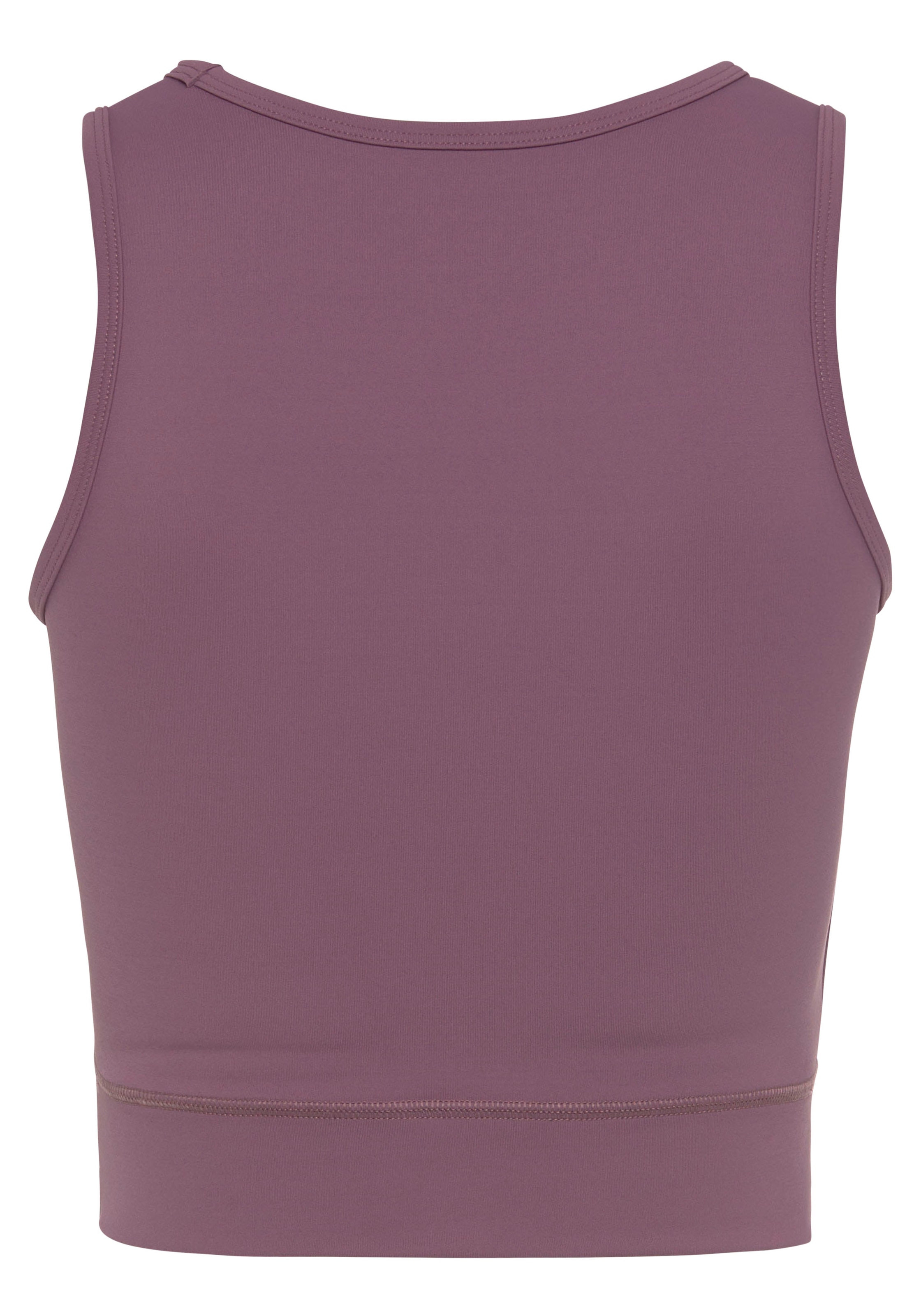 LASCANA ACTIVE Crop-Top »-Sport Top«, mit Raffung und Mesheinsätze