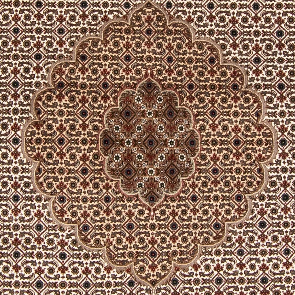 morgenland Orientteppich »Perser - Täbriz rund - 248 x 247 cm - beige«, rund
