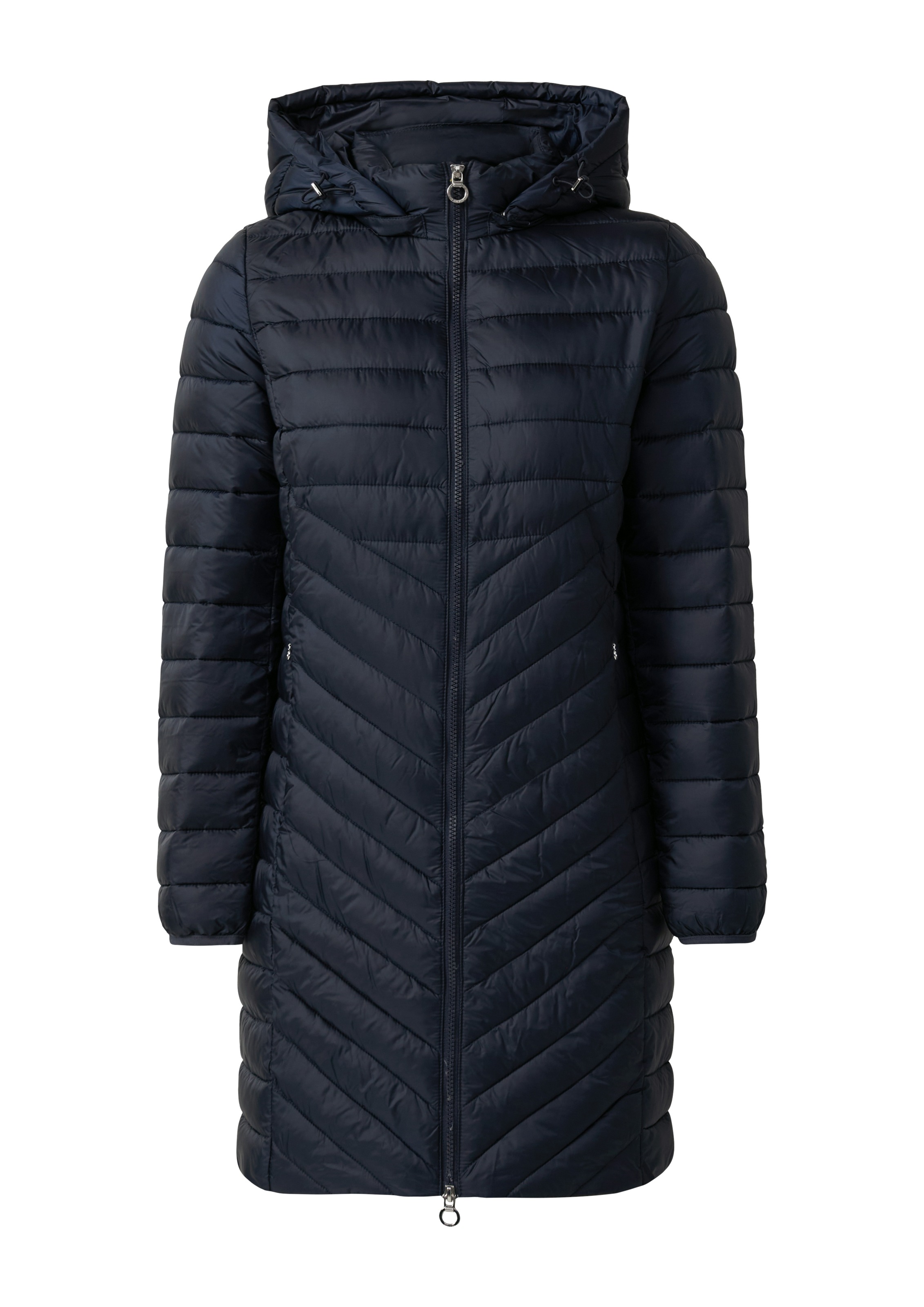 Thumbnail - s.Oliver Steppmantel im Slim Fit, abnehmbare Kapuze