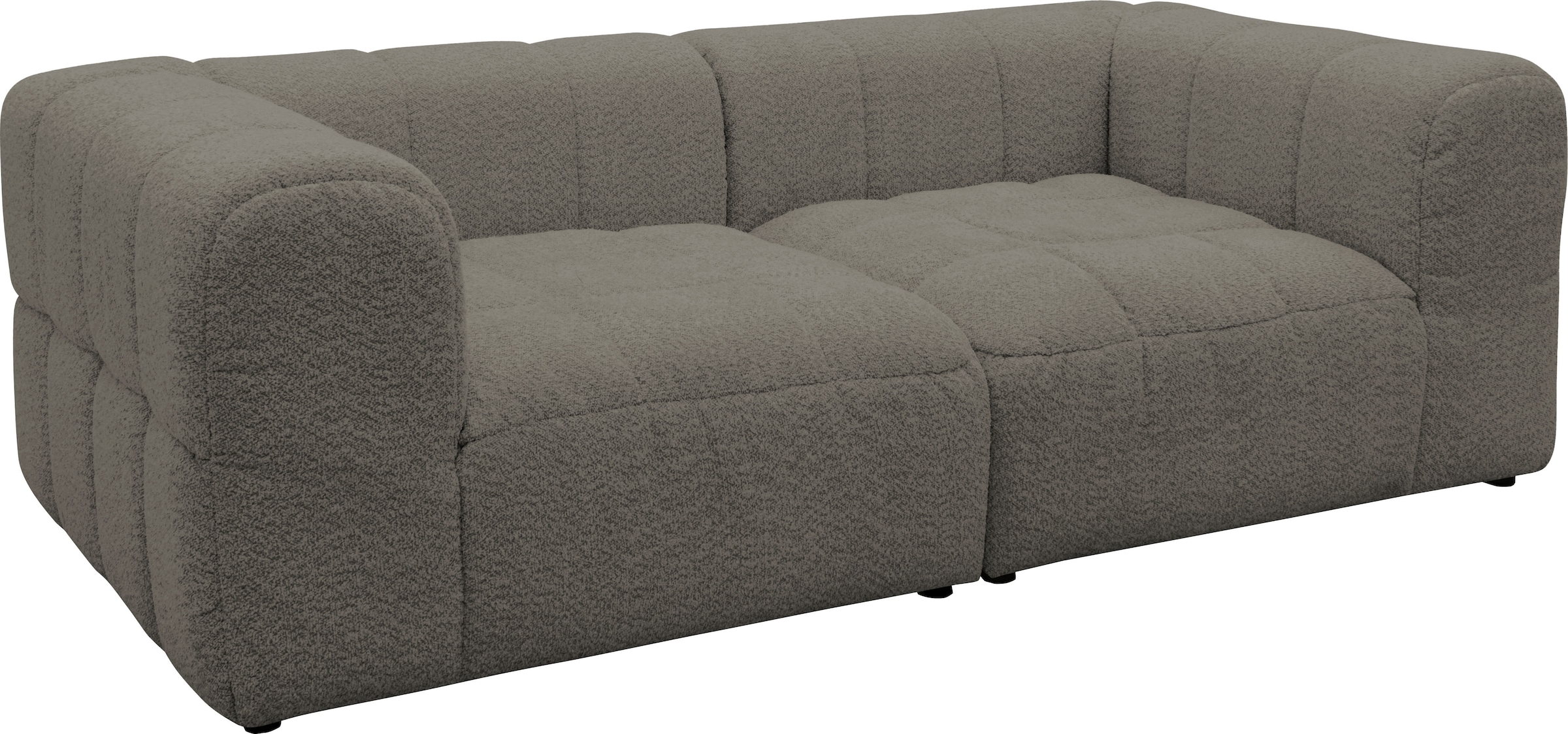 DOMO collection Big-Sofa »800019 Megasofa in 2 Breiten, Kassettensteppung, modern, Federkern«, (2 St.), Bigsofa mit Taschenfederkern und Kassettensteppung