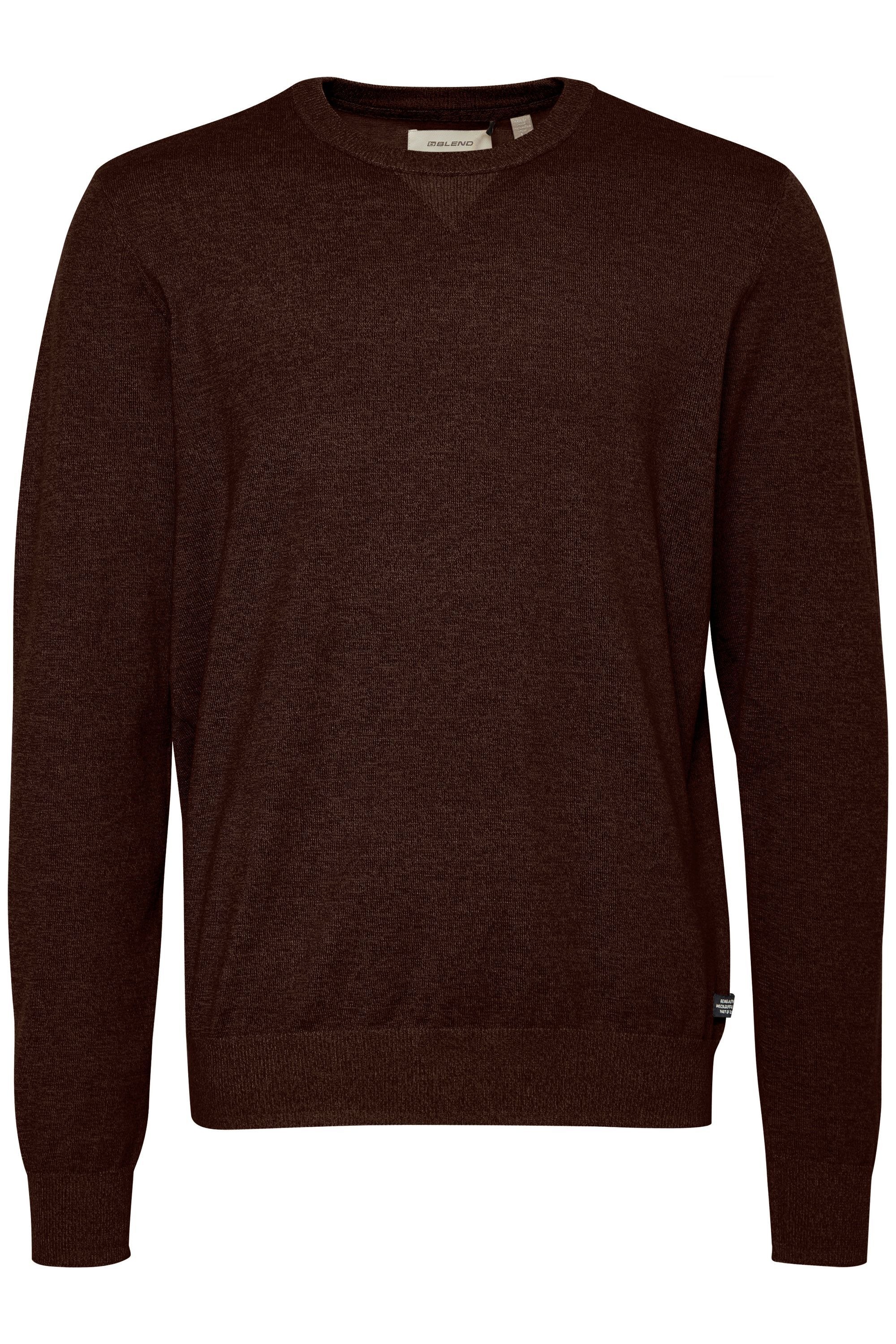 Blend Longpullover "BHBruton", Stilvoller melierter Strickpullover günstig online kaufen