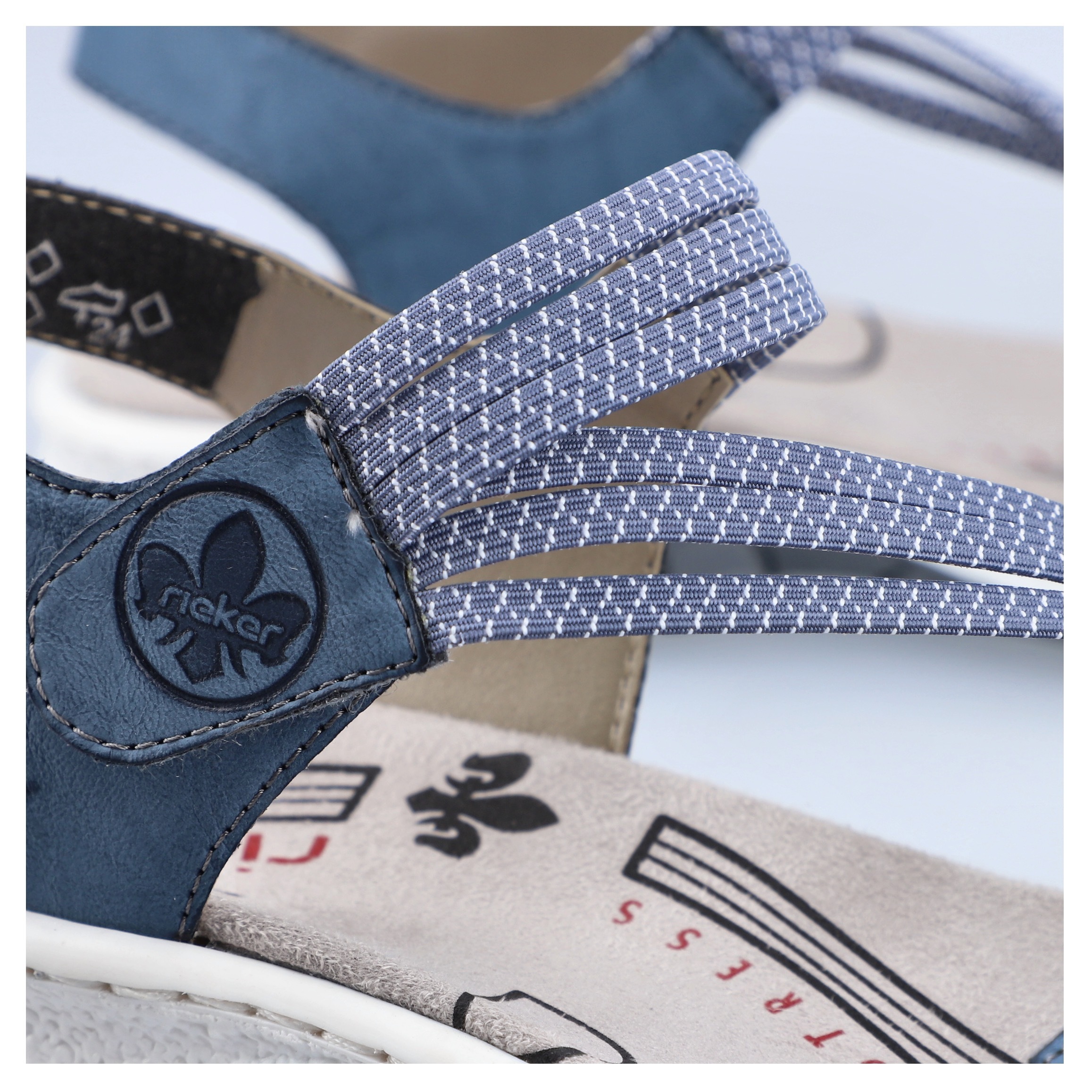 Thumbnail - Rieker Riemchensandale Sommerschuh, Sandalette, Klettschuh, im Sportslook