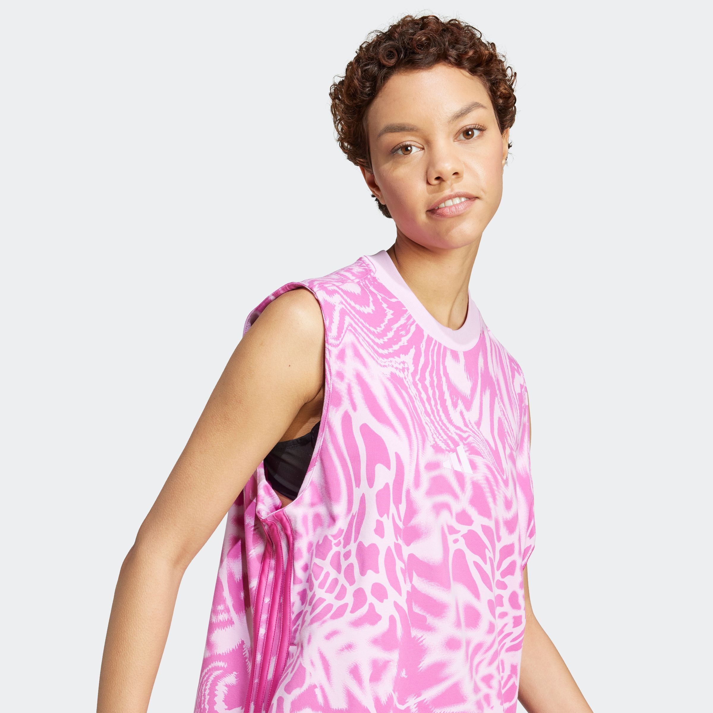 adidas Sportswear Shirtkleid »W AOP 3S DRE«, (1 tlg.)