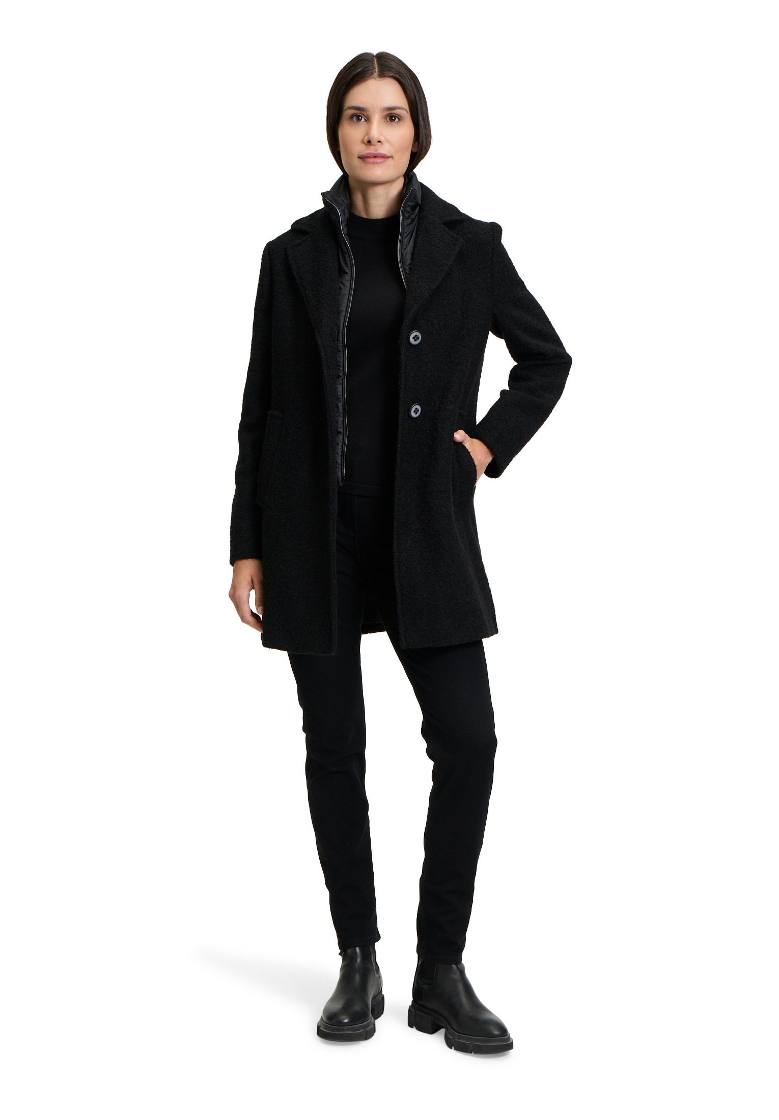 Gil Bret Wolljacke »Gil Bret Wollmantel mit abnehmbarem Westenteil«