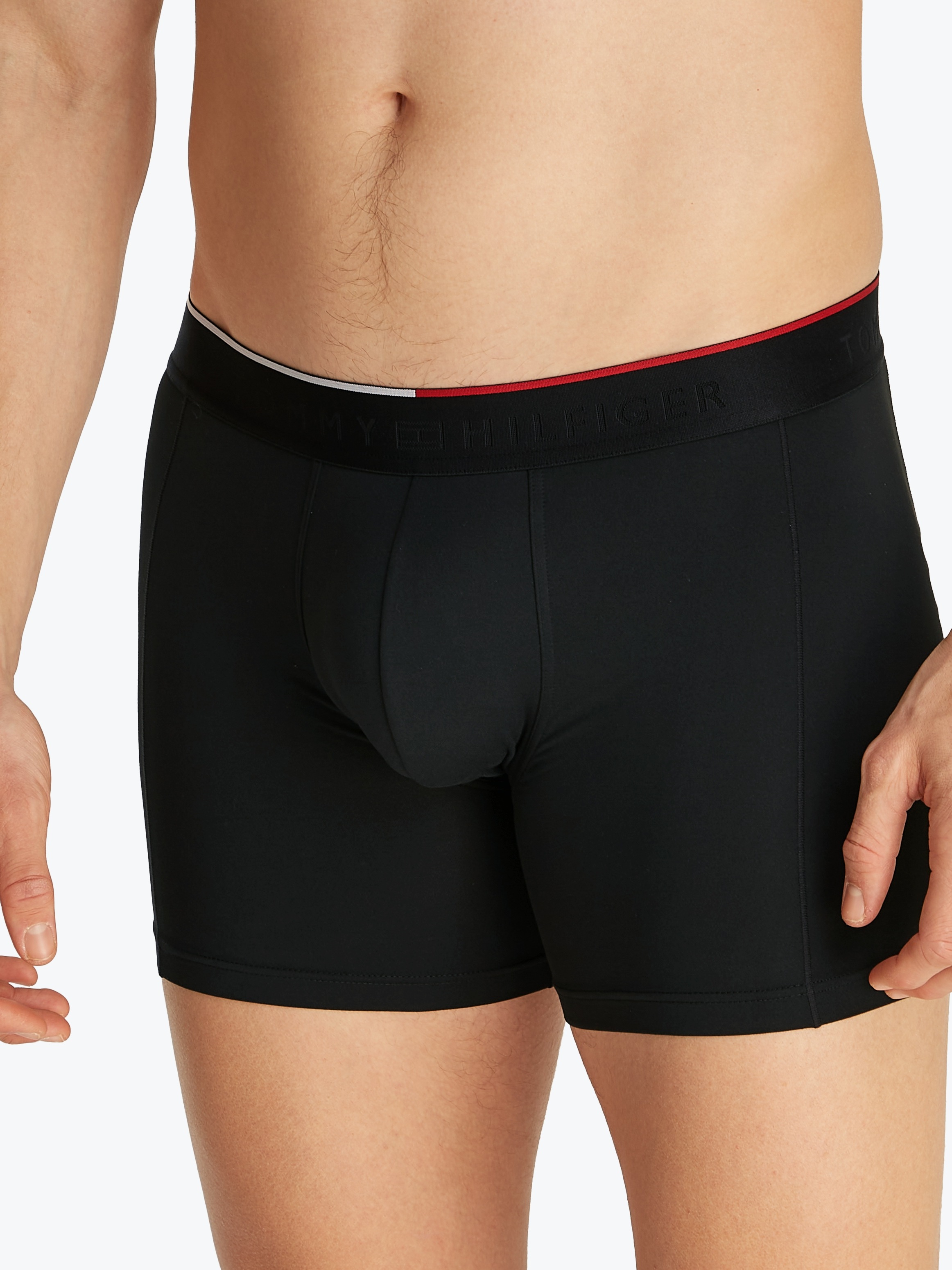 Thumbnail - Tommy Hilfiger Underwear Boxer "3P BOXER BRIEF" Packung, 3er, 3 Stk. tlg., mit Logobund