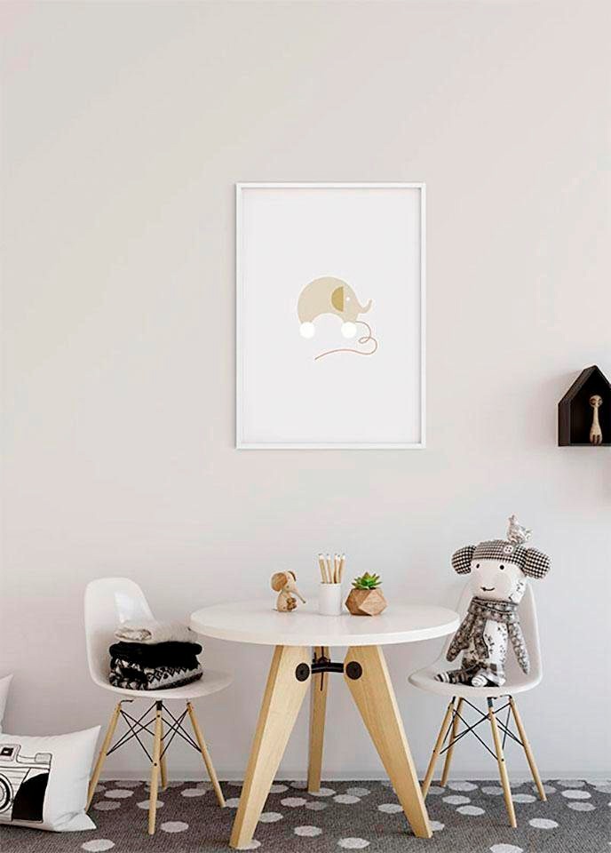 Komar Bild »Baby Happy« Figuren 1 Stk. tlg. Wandbild zur Dekoration - ohne Rahmen