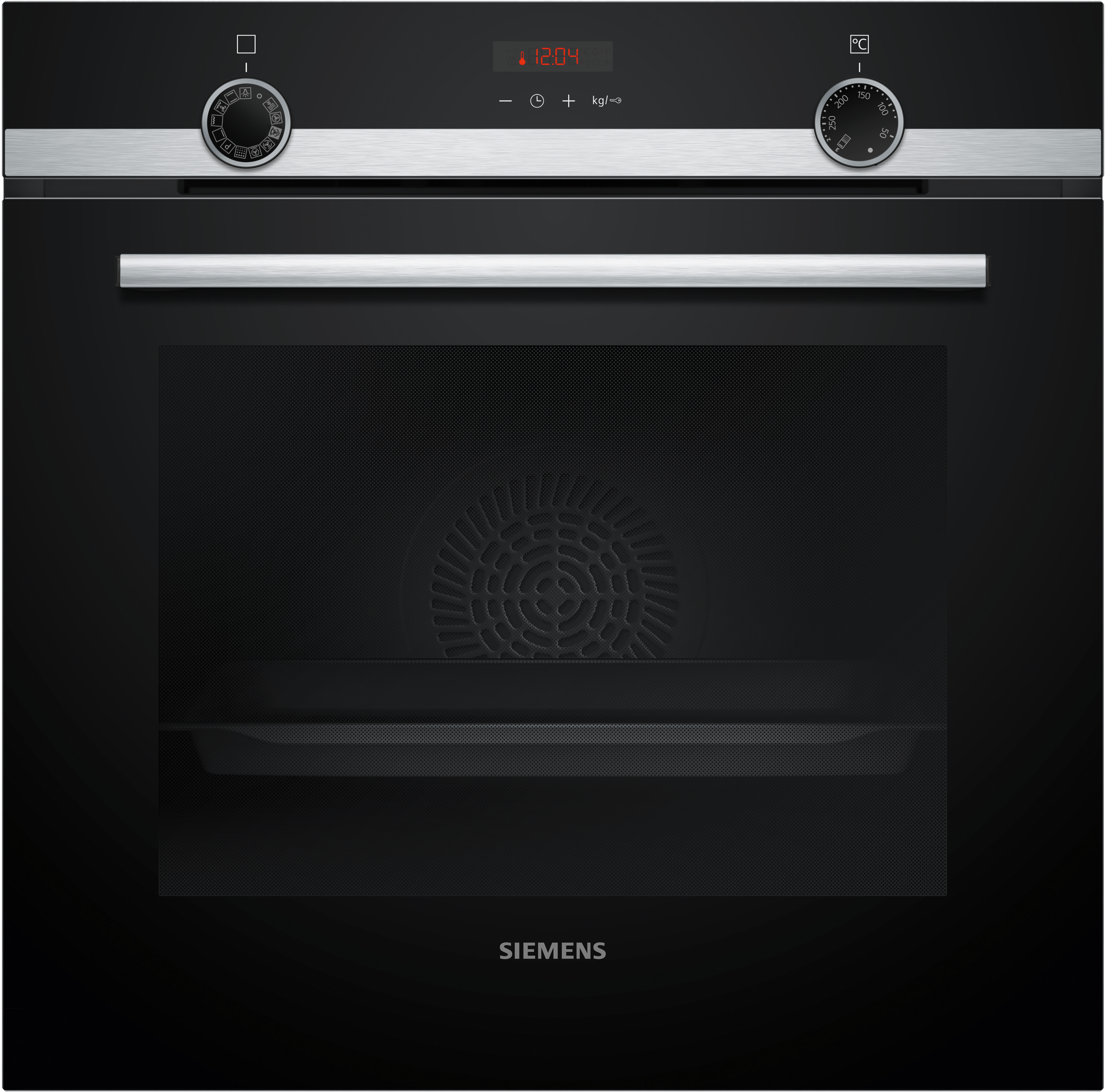 SIEMENS Pyrolyse Backofen "HQ574AER3", B:59,4cm H:59,5cm T:54,8cm, grau, Backöfen, Dampf für saftigere Ergebnisse & mühelose activeClean Reinigung