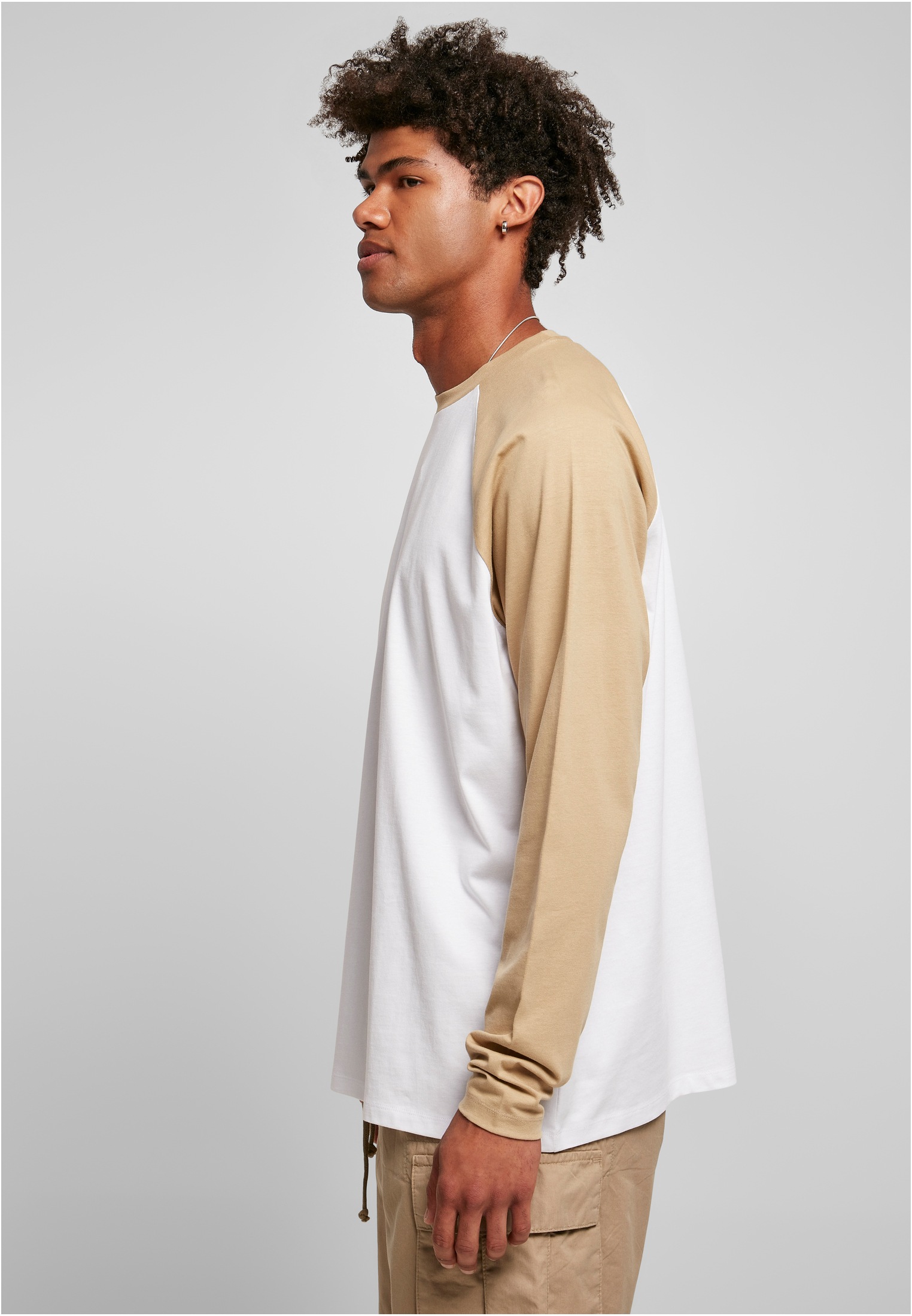 URBAN CLASSICS T-Shirt »Herren Organic Oversized Raglan Longsleeve«, (1 tlg.)  ▷ bestellen | BAUR