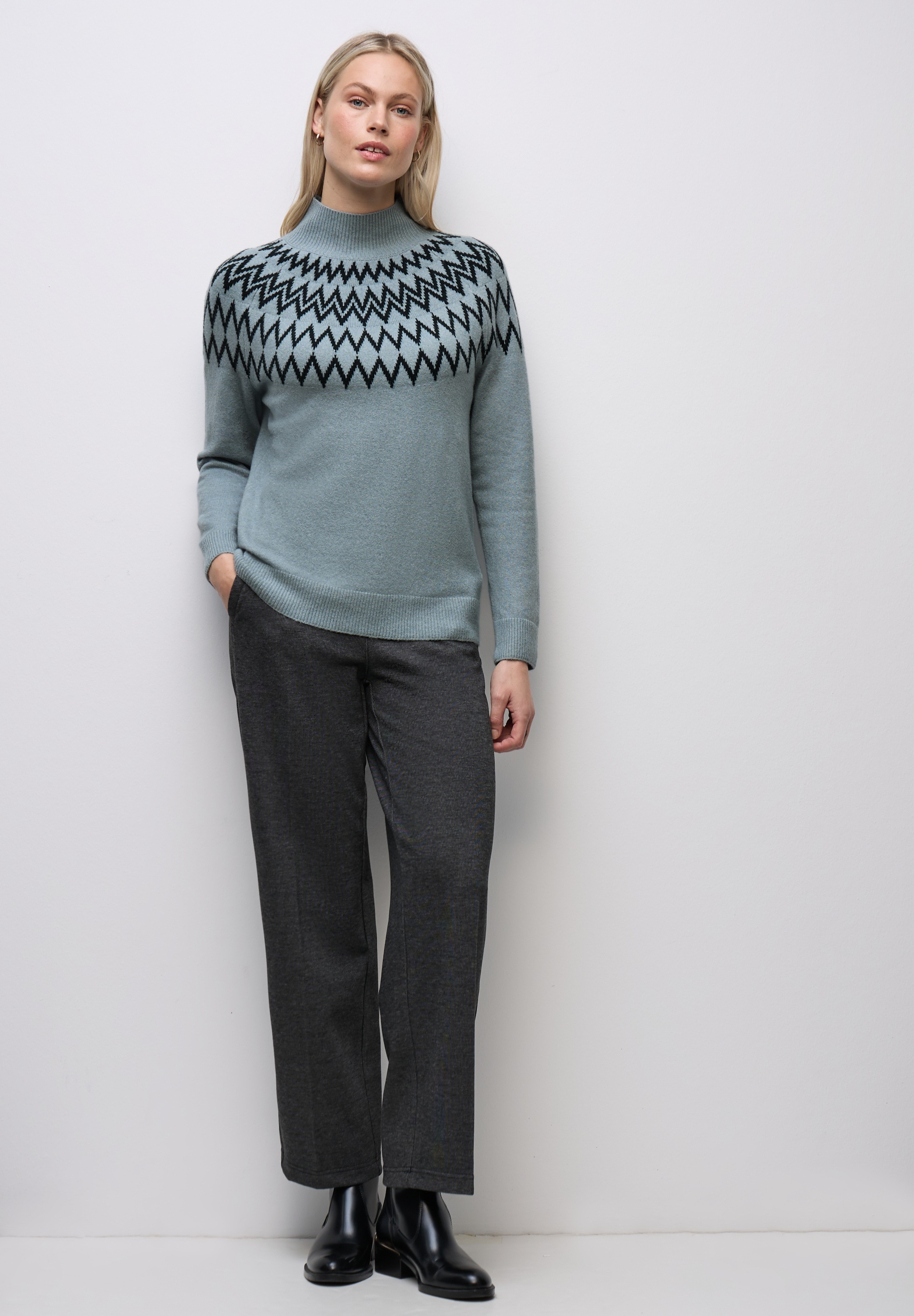 STREET ONE Strickpullover im soften Baumwoll-Mix