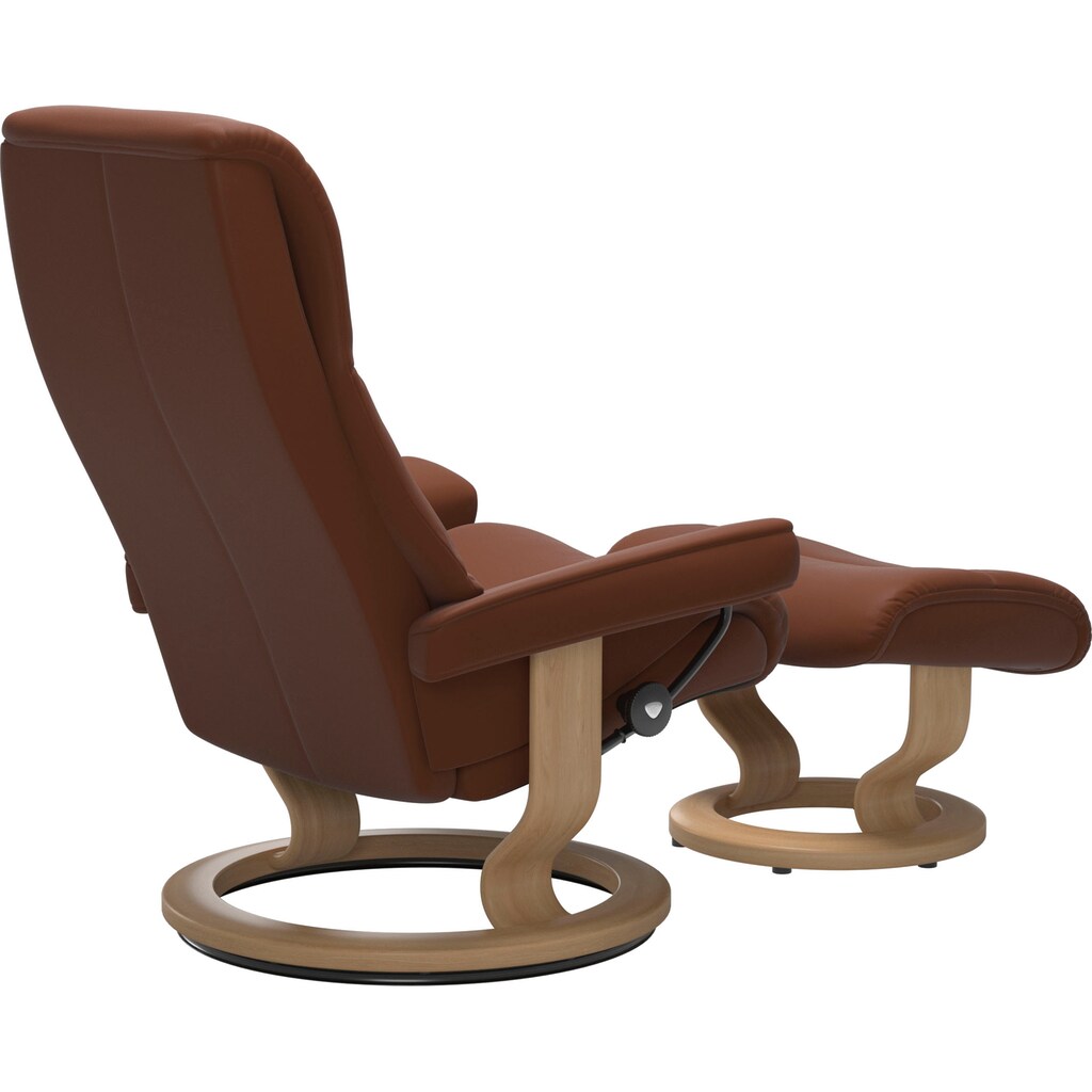 Stressless® Relaxsessel »View«, (Set, Relaxsessel mit Hocker)