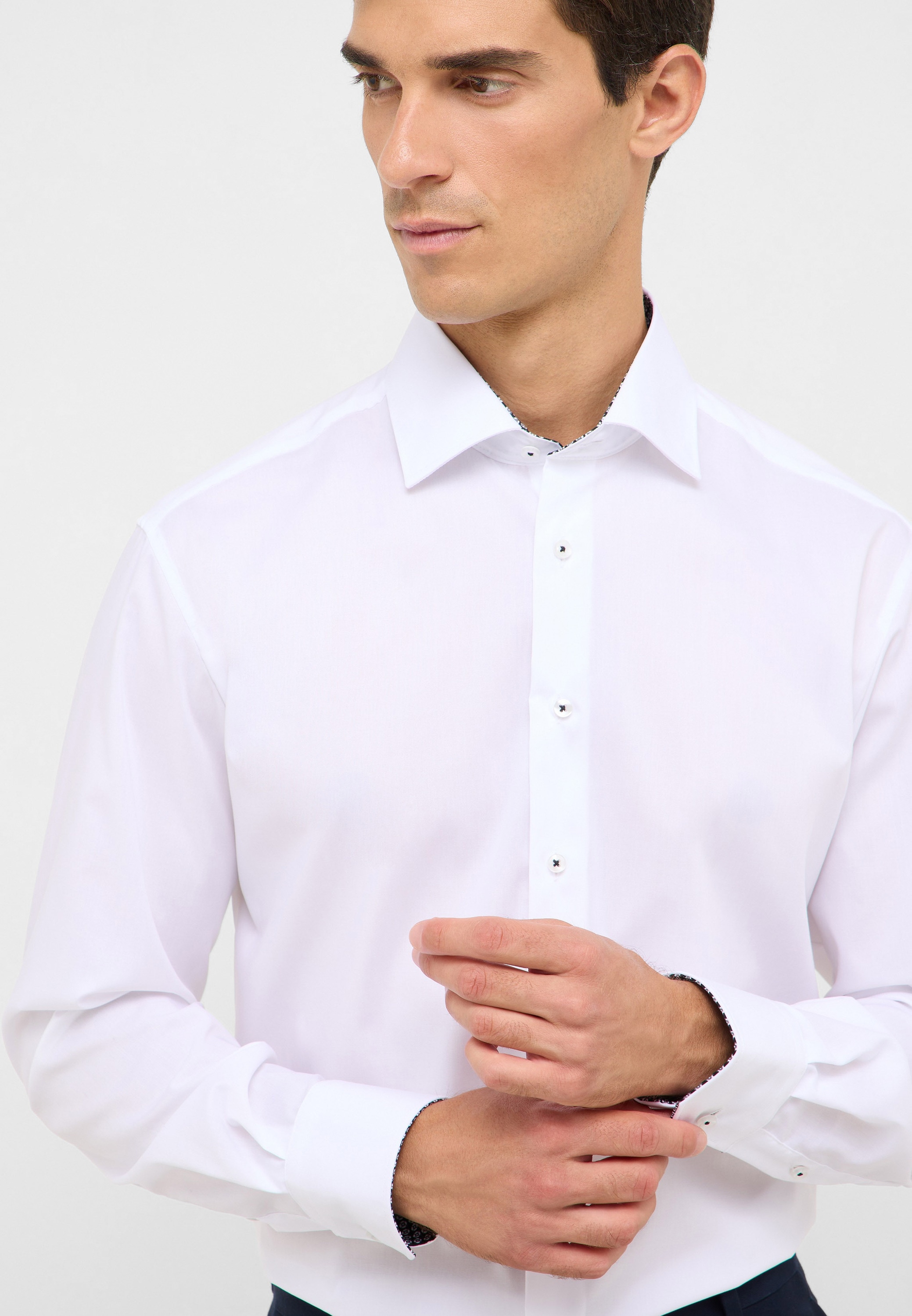 Eterna Langarmhemd »MODERN FIT«, NON IRON (bügelfrei)