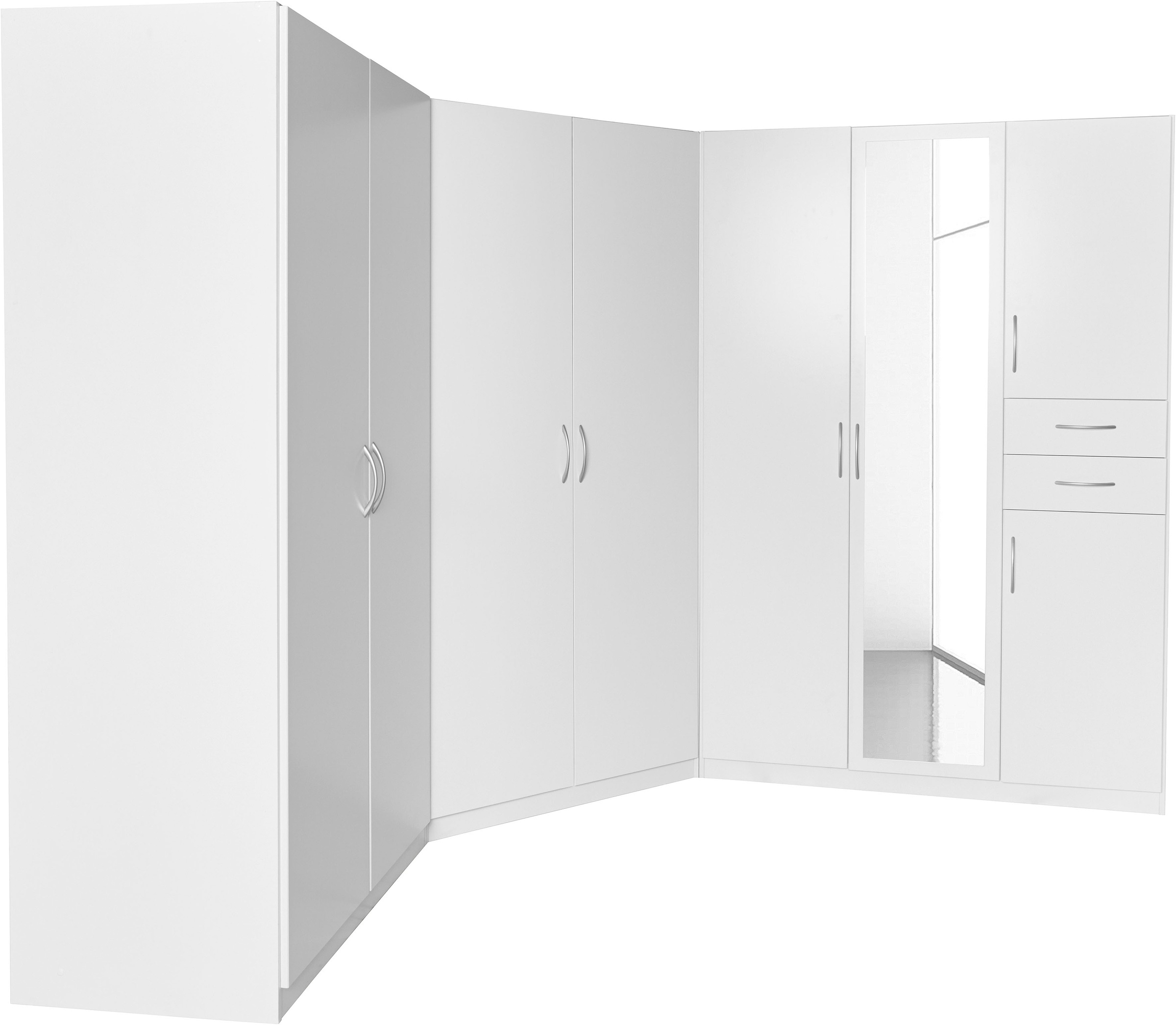 Schrank-Set WIMEX, weiß, Kastenmöbel-Sets, "Bitburg"