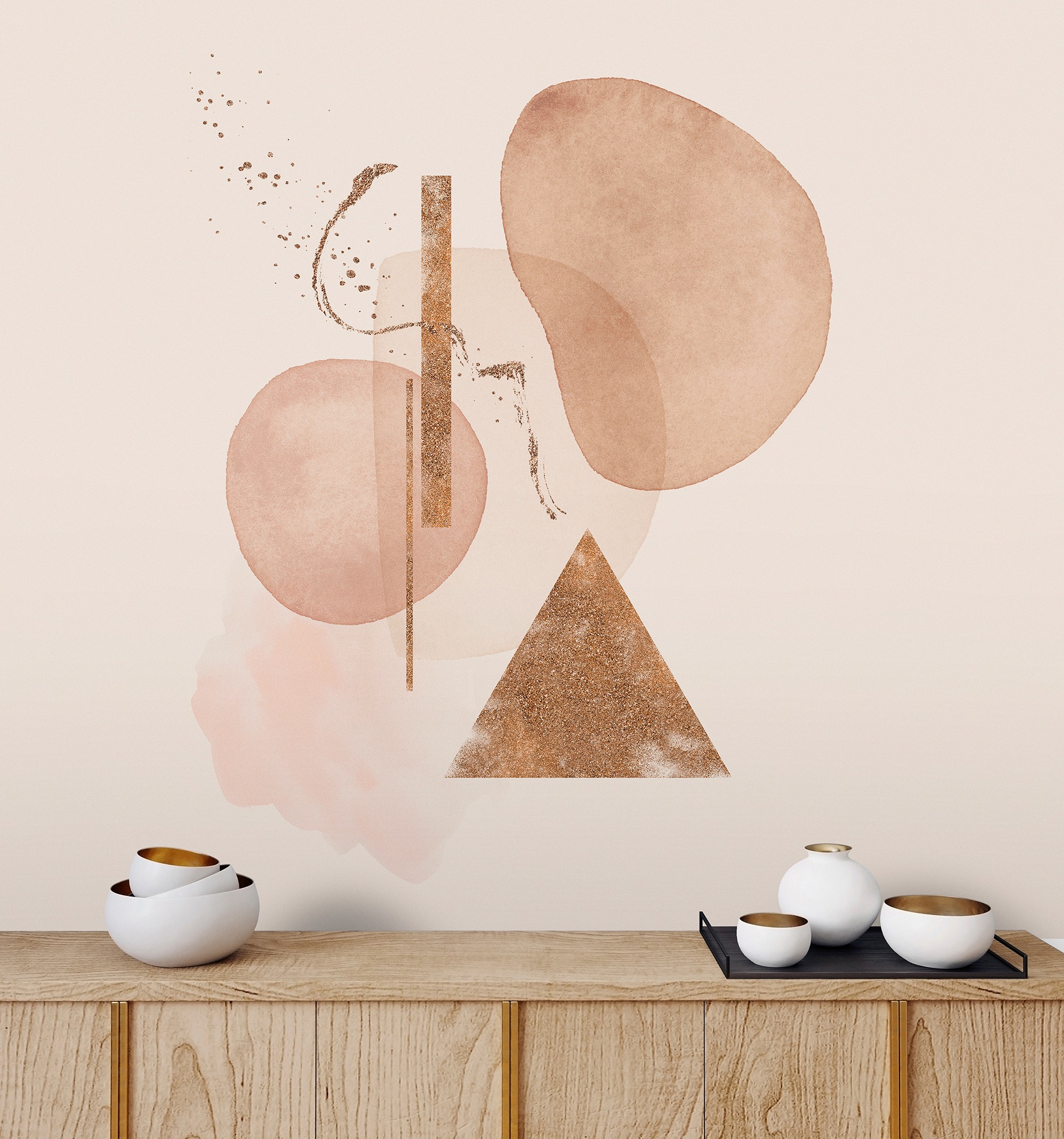 living walls Fototapete "Walls by Patel Gold Mine" glatt Vlies, Wand günstig online kaufen