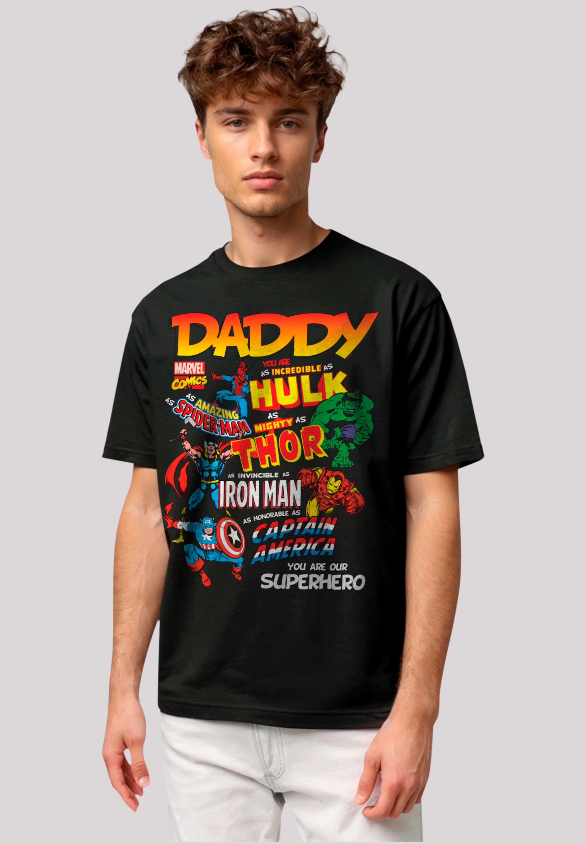 F4NT4STIC T-Shirt "Marvel Comics Our Dad Superhero", Premium Qualität günstig online kaufen