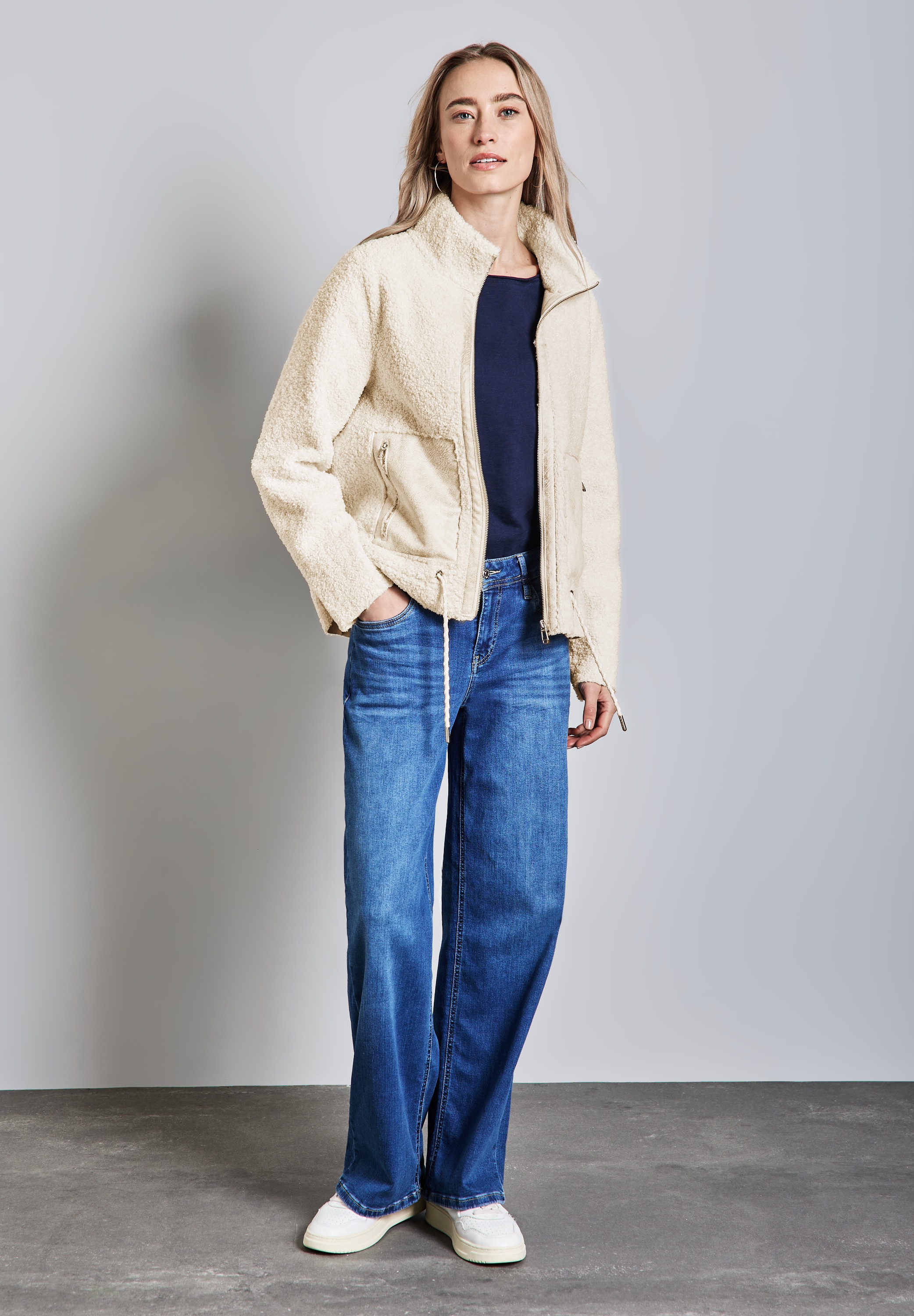 STREET ONE Outdoorjacke, ohne Kapuze, mit Stehkragen