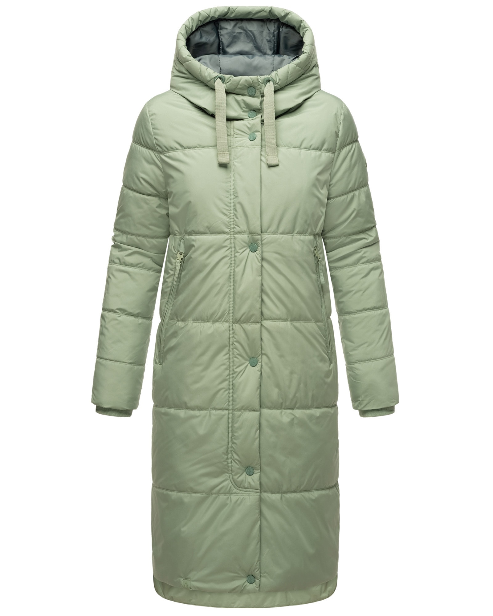 Marikoo Winterjacke »Soranaa«, langer Winter Mantel mit Kapuze