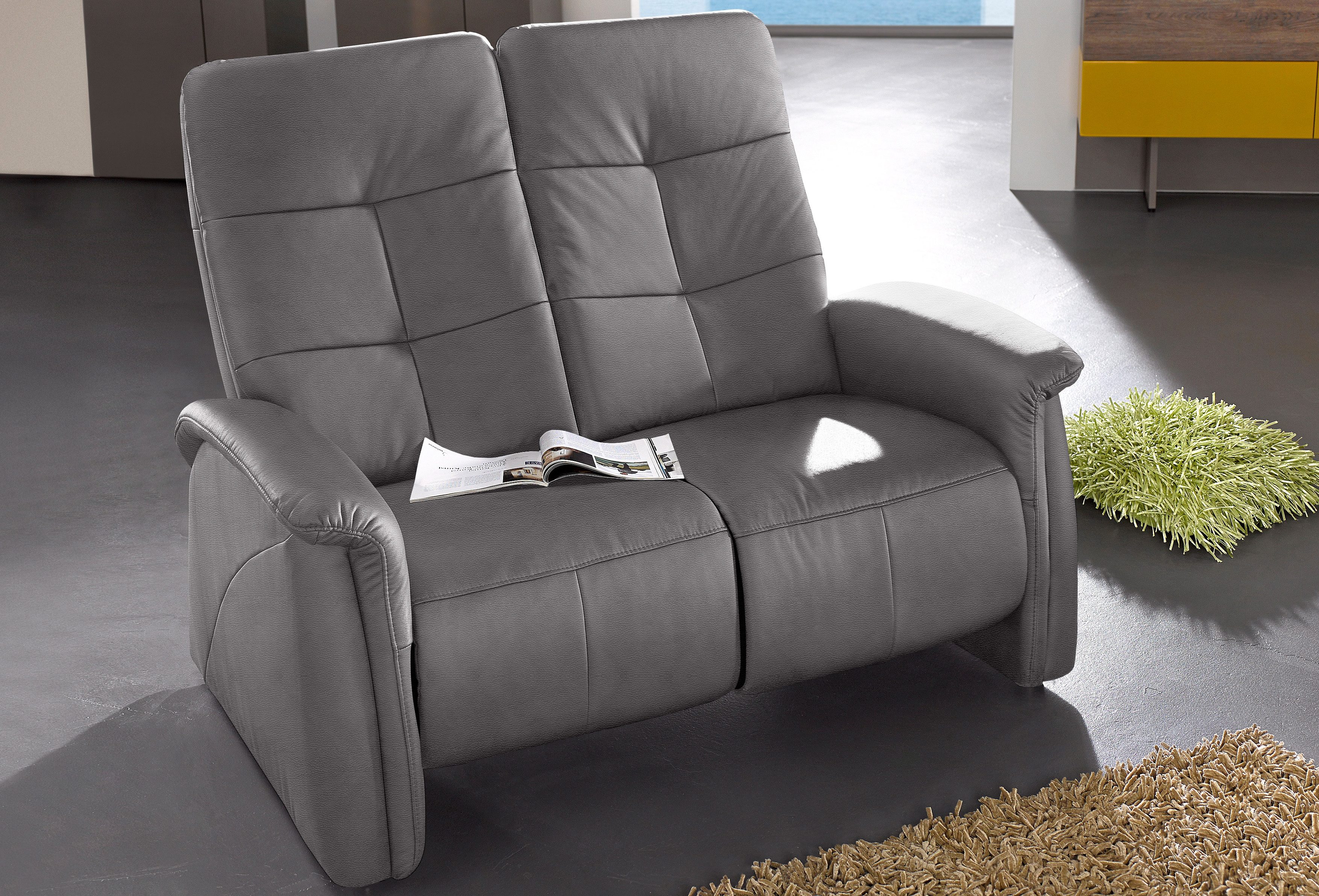 exxpo - sofa fashion 1100000002199 "Tivoli, Kinosofa, bequem und komfortabel durch die Relaxfunktion" (2-sitzig), schmale Armlehnen, hohe Rückenlehne