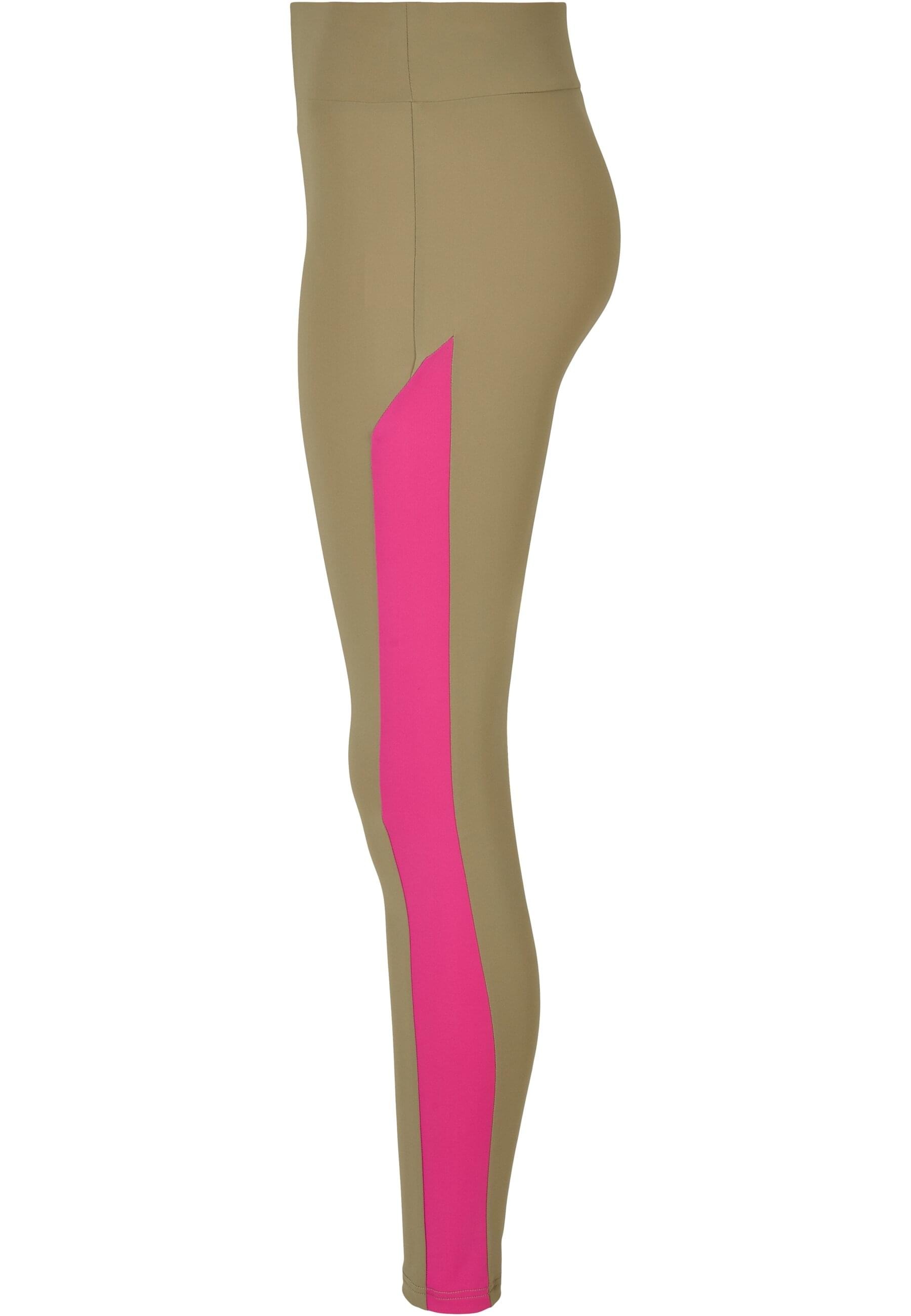 URBAN CLASSICS Leggings »Urban Classics Damen Ladies Color Block Leggings«, (1 tlg.)